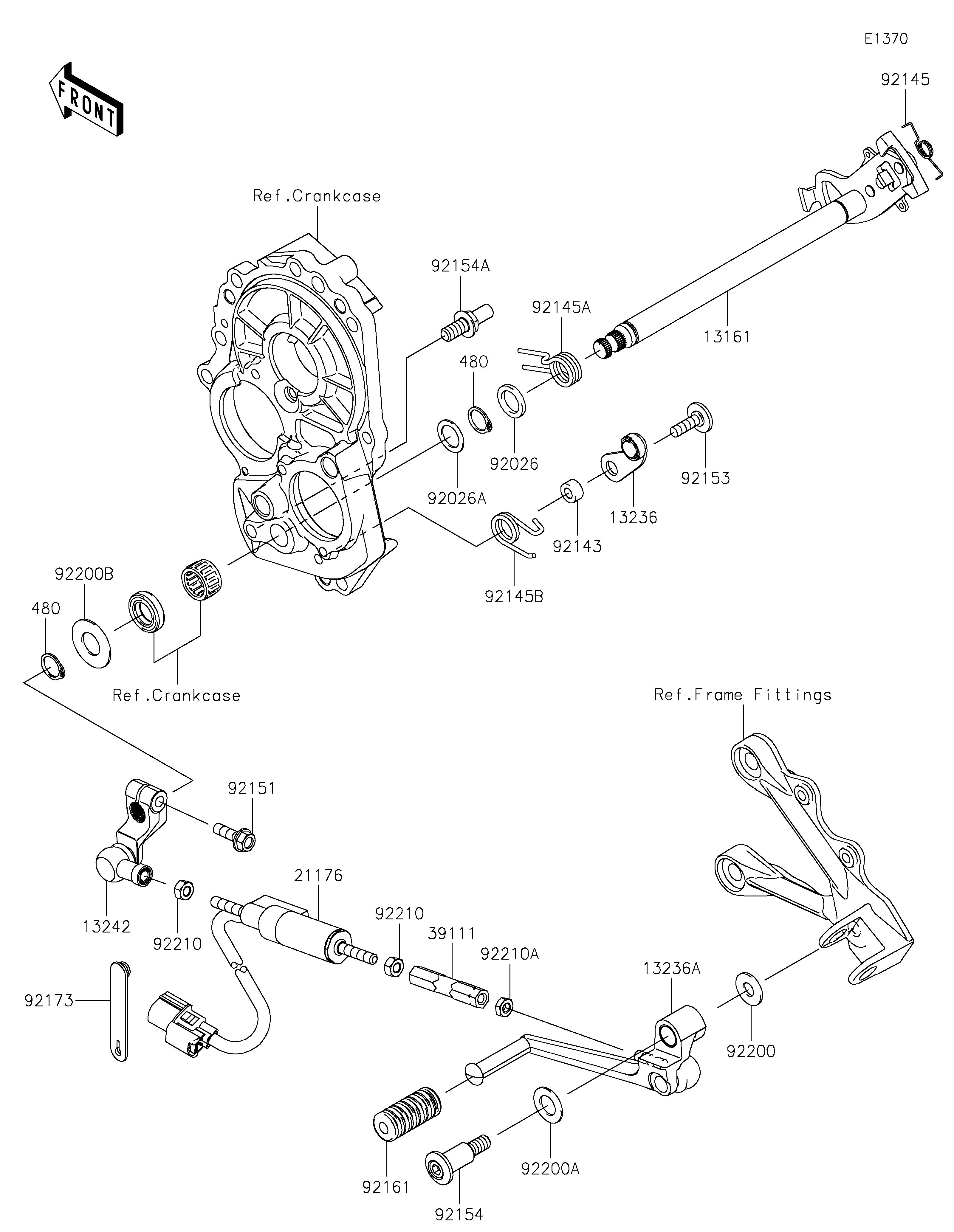 SELECTEUR POUR NINJA ZX 6R ZX636GKF NOIR 2019
