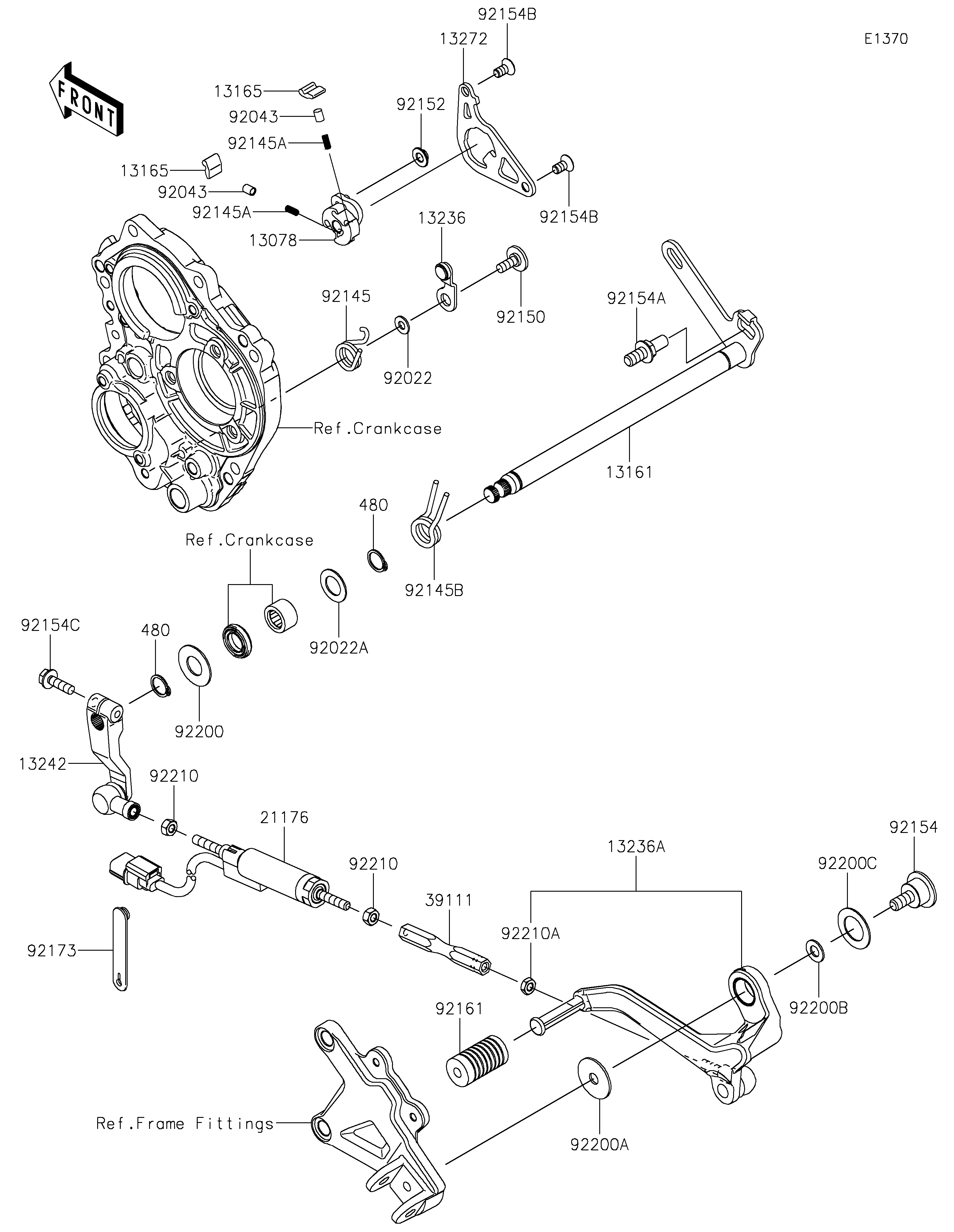 SELECTEUR POUR NINJA ZX 10R SE ZX1002HKF GRIS 2019