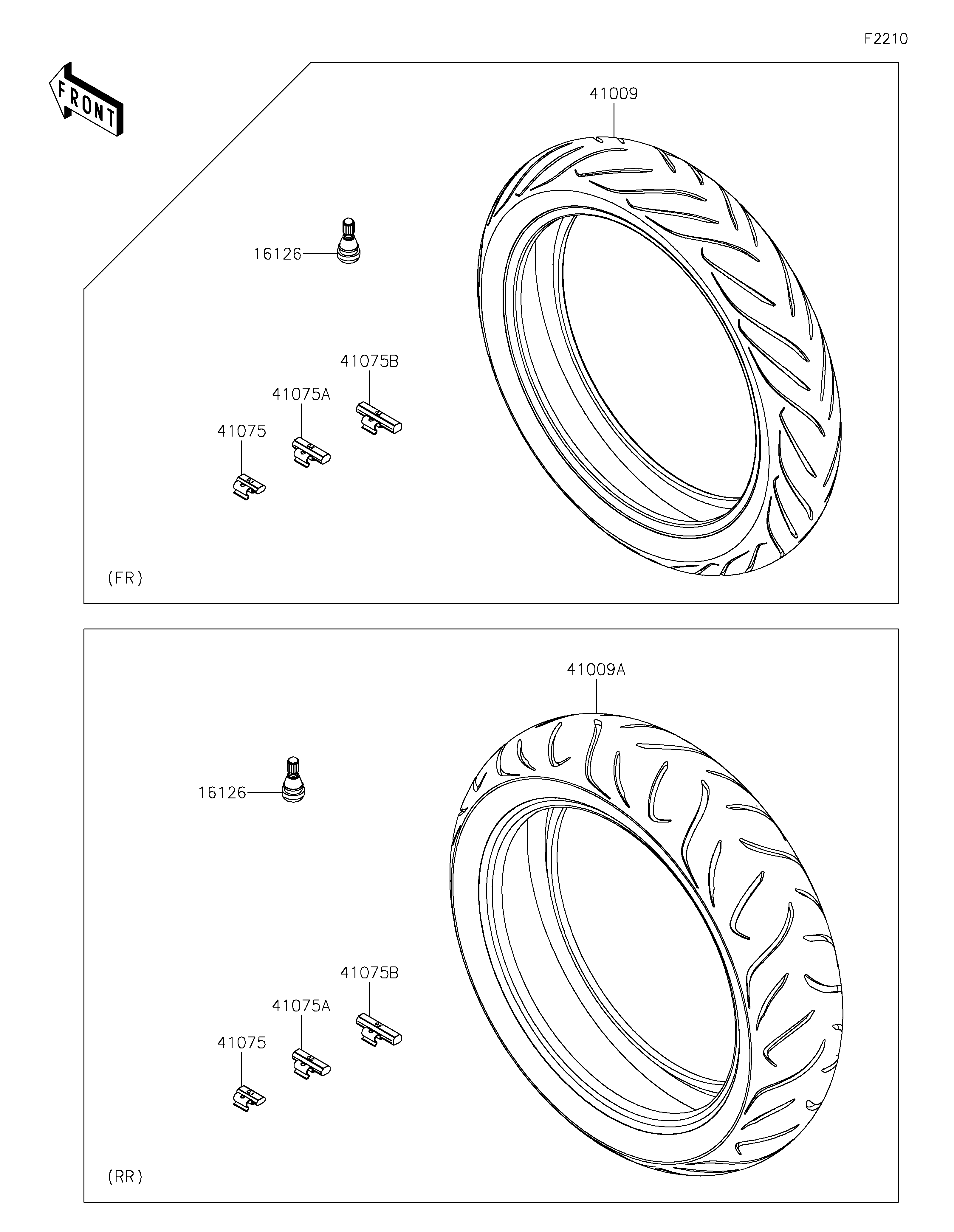PNEUS POUR VERSYS 650 KLE650JPFNN NOIR 2023
