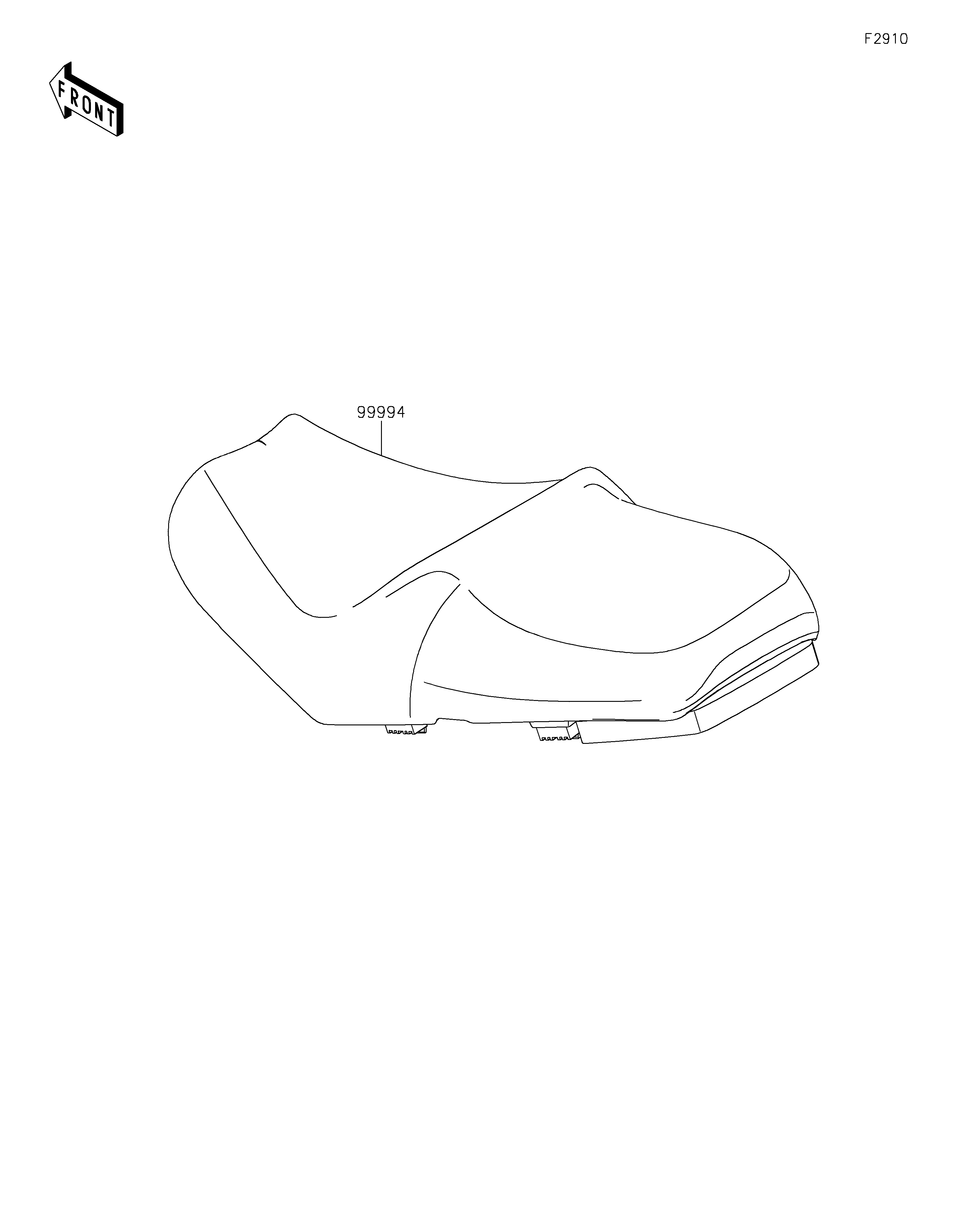 ACCESSOIRE POUR 1400GTR ZG1400ELF TITANE 2020