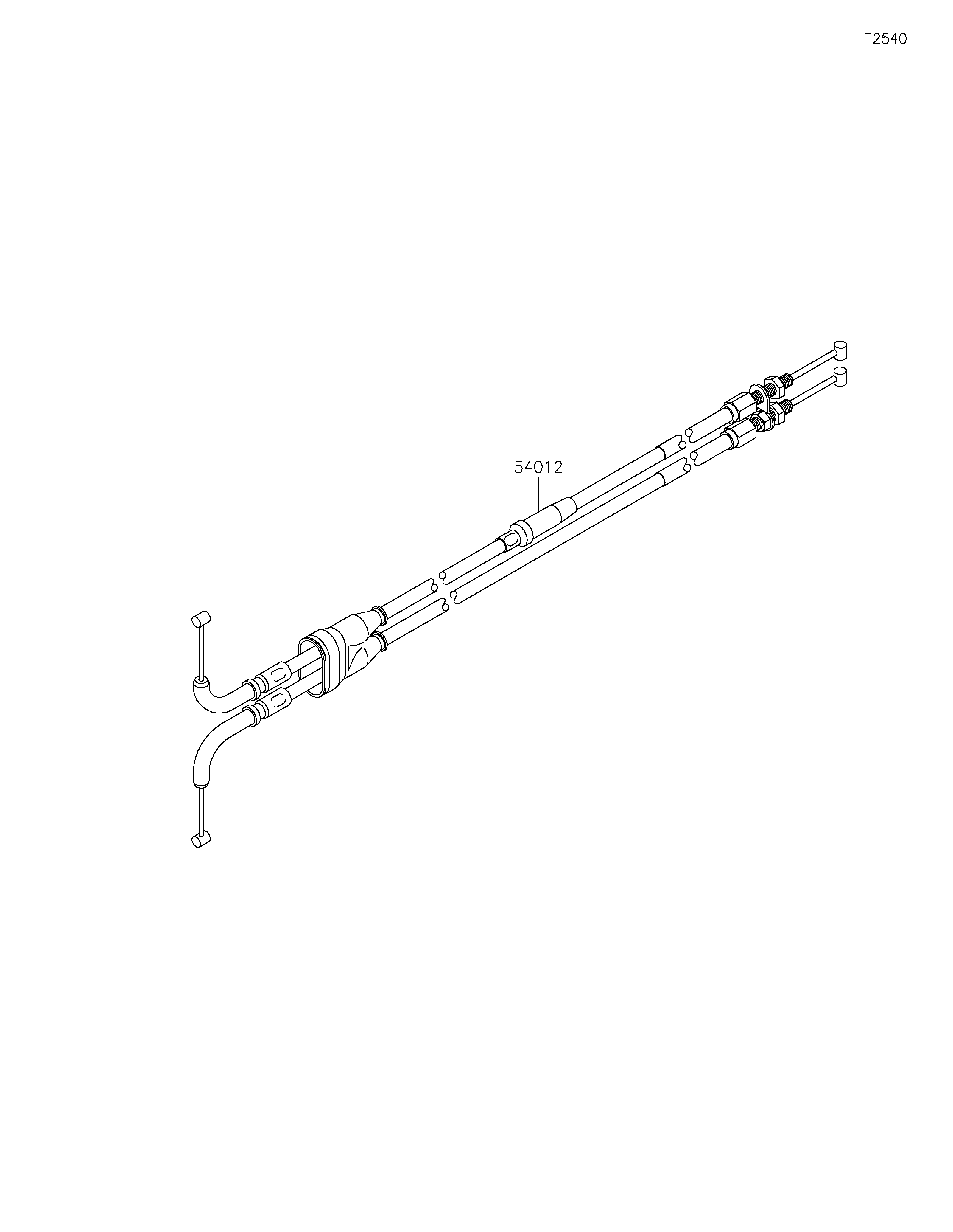 CABLES POUR KX450 KX450JKF VERT 2019 EUROPE