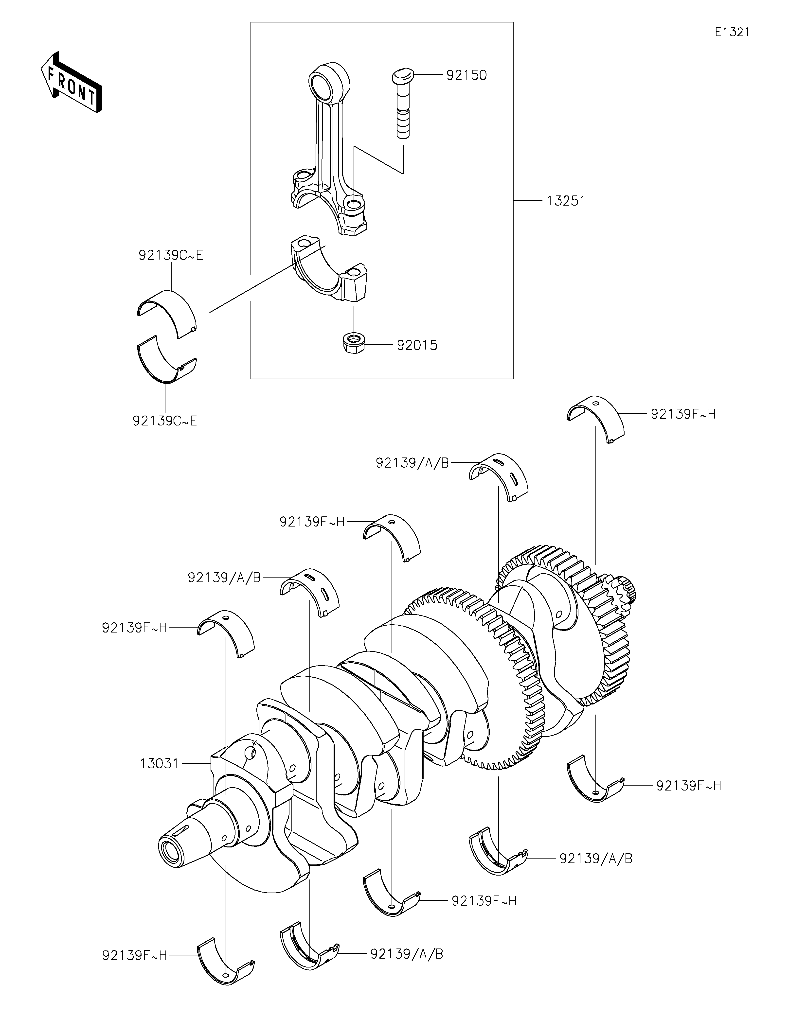 VILEBREQUIN POUR Z1000 ZR1000HNFNN GRIS 2022
