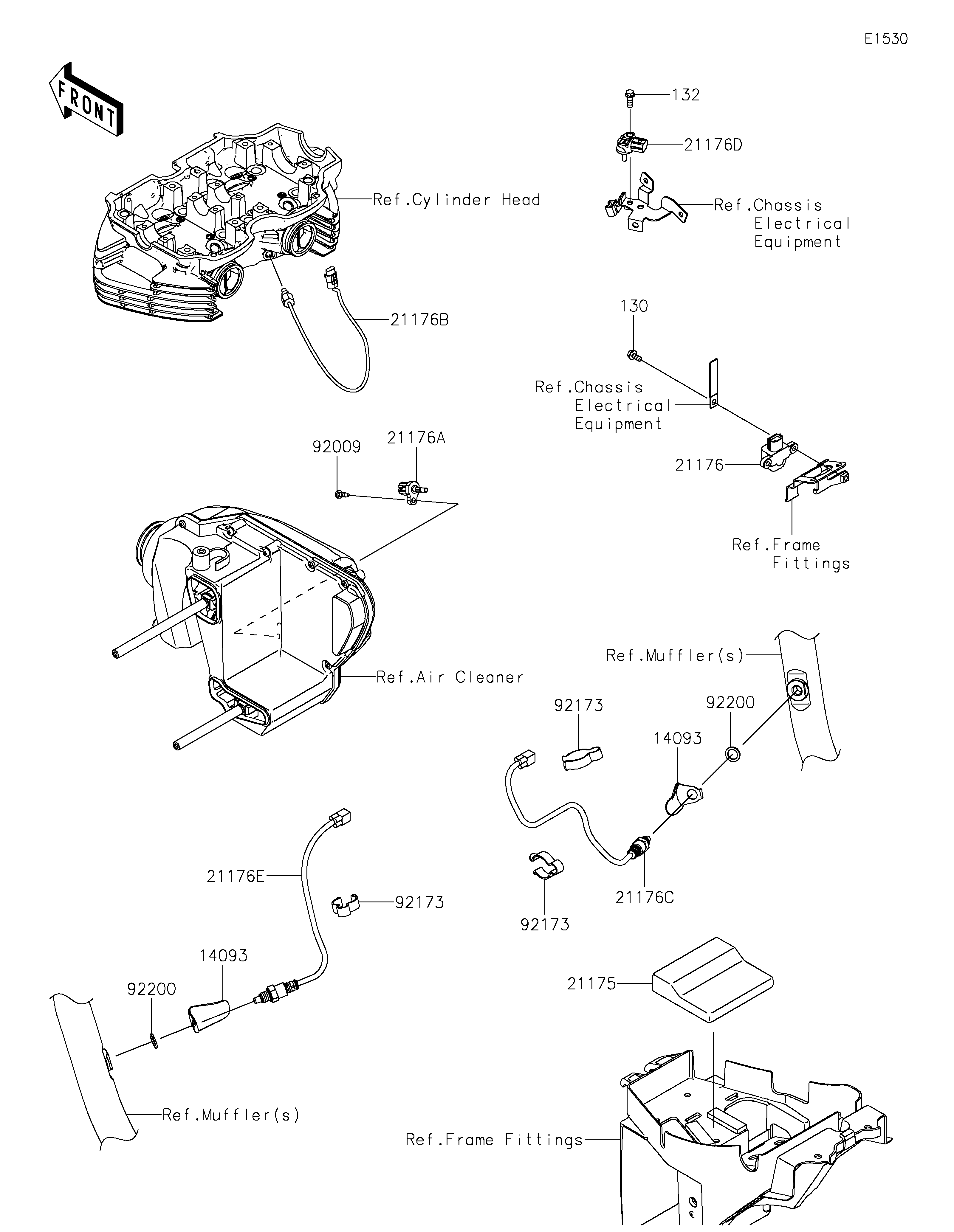 INJECTION CARBURANT POUR W800 EJ800EMFNN BLEU 2021