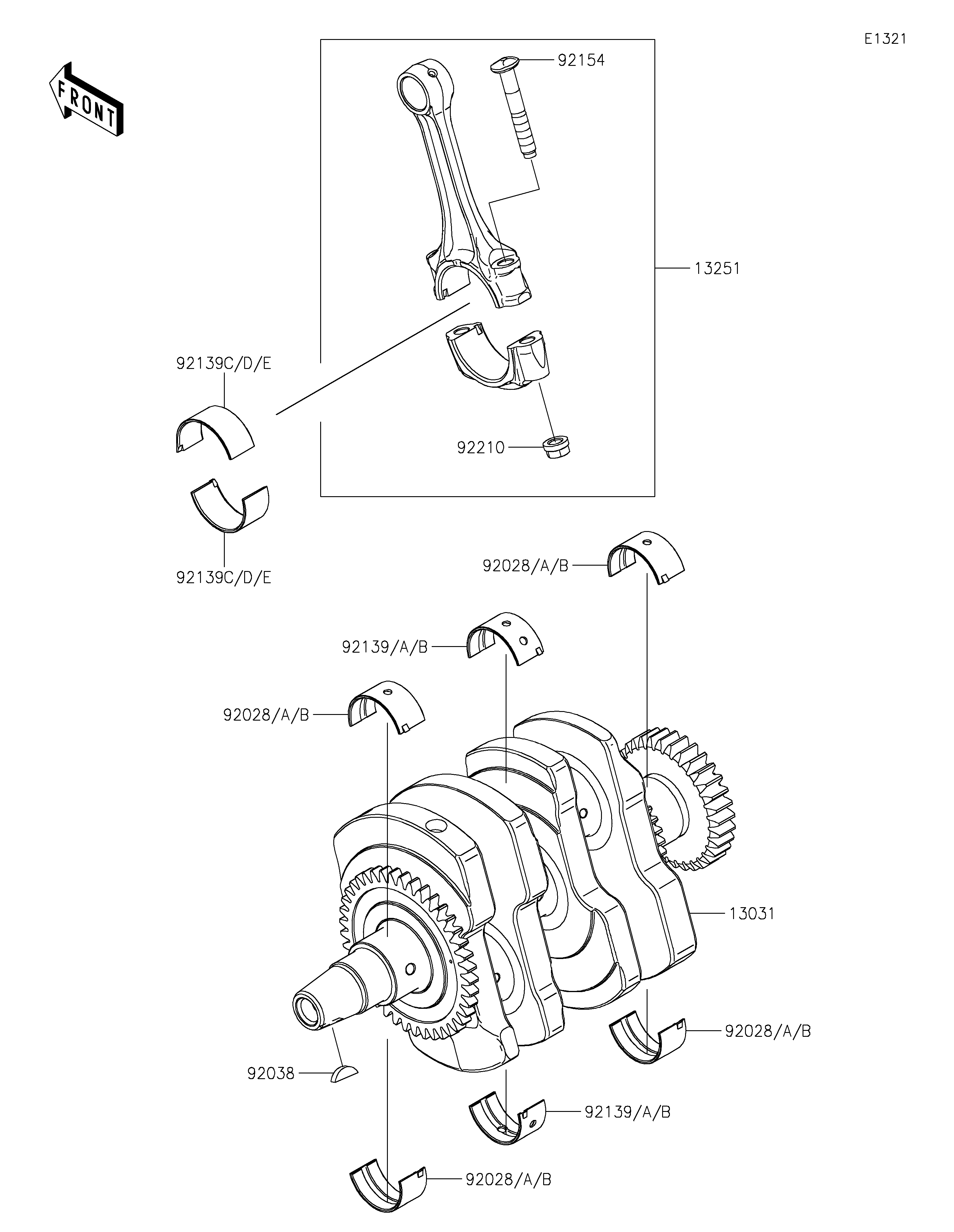 VILEBREQUIN POUR Z400 ER400FPFNN BLANC 2023