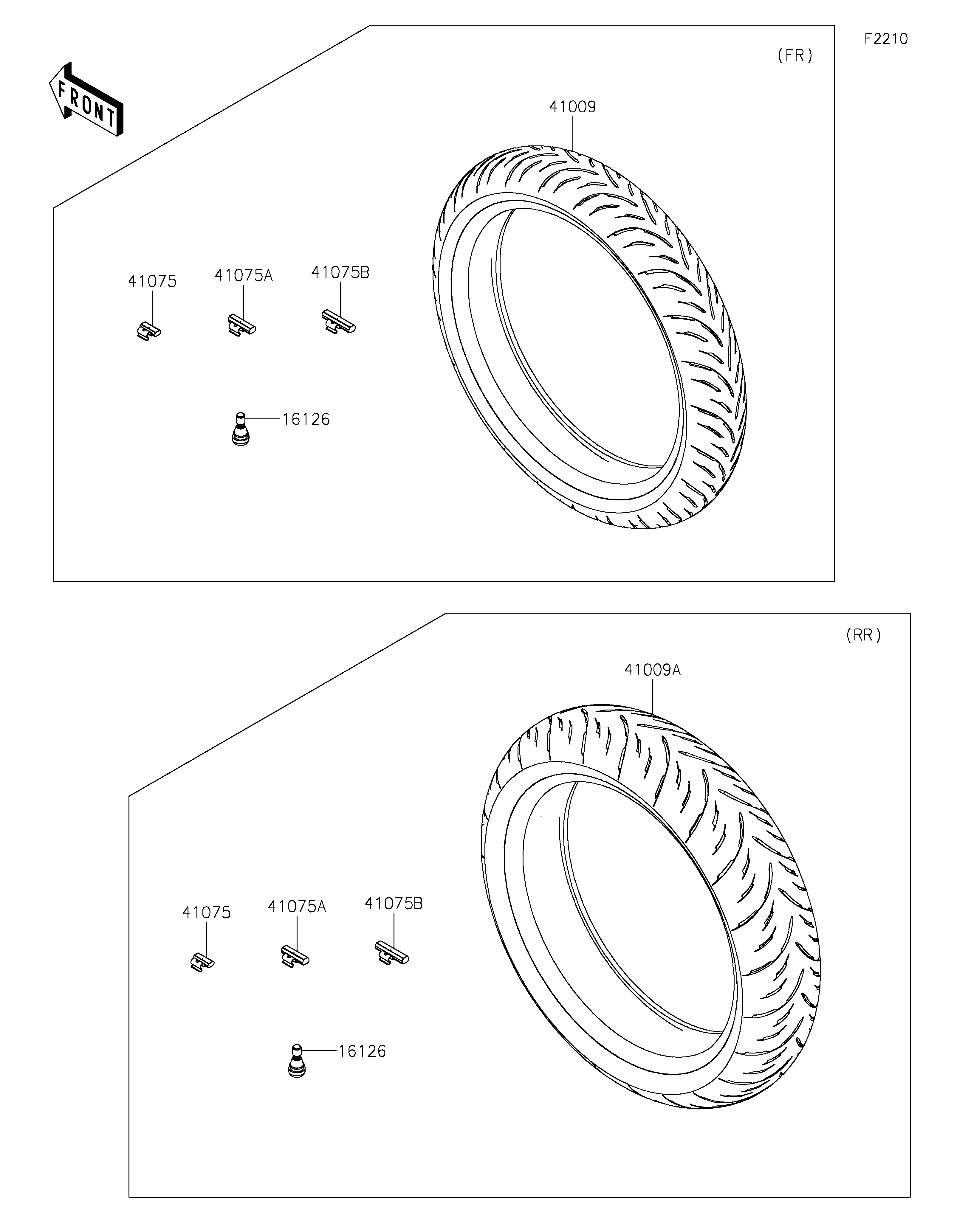 PNEUS POUR Z400 ER400FPFNN BLANC 2023