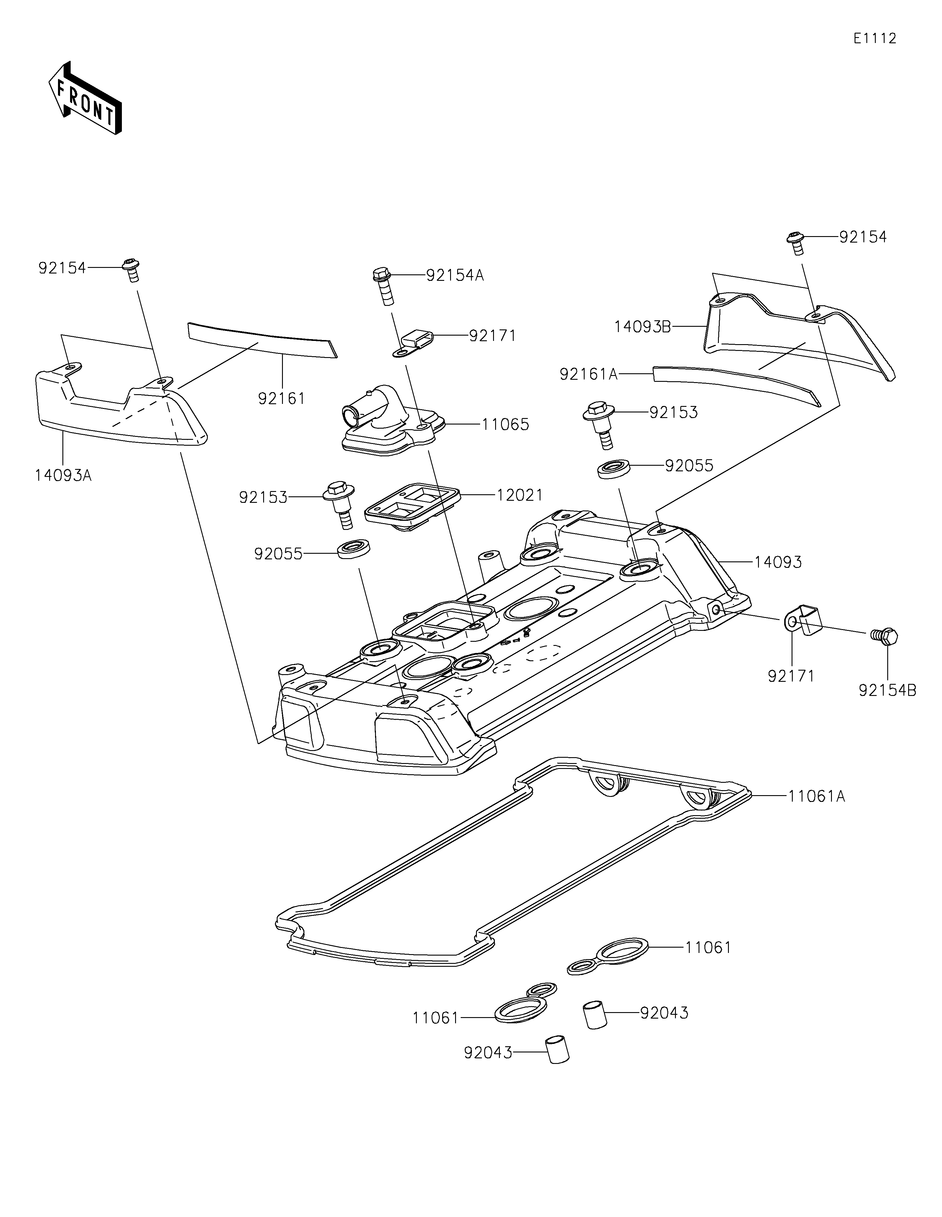 COUVRE CULASSE POUR VULCAN S EN650JMFAN GRIS 2021