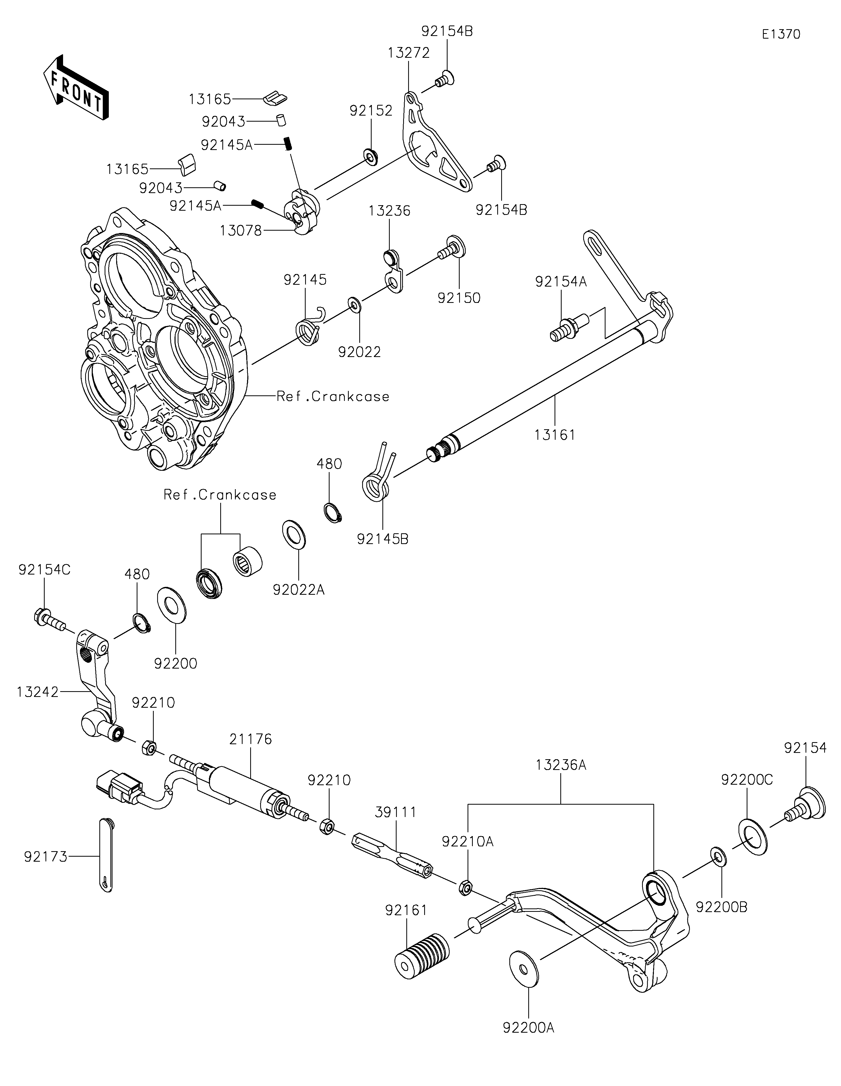 SELECTEUR POUR NINJA ZX 10RR ZX1002NPFNN VERT 2023