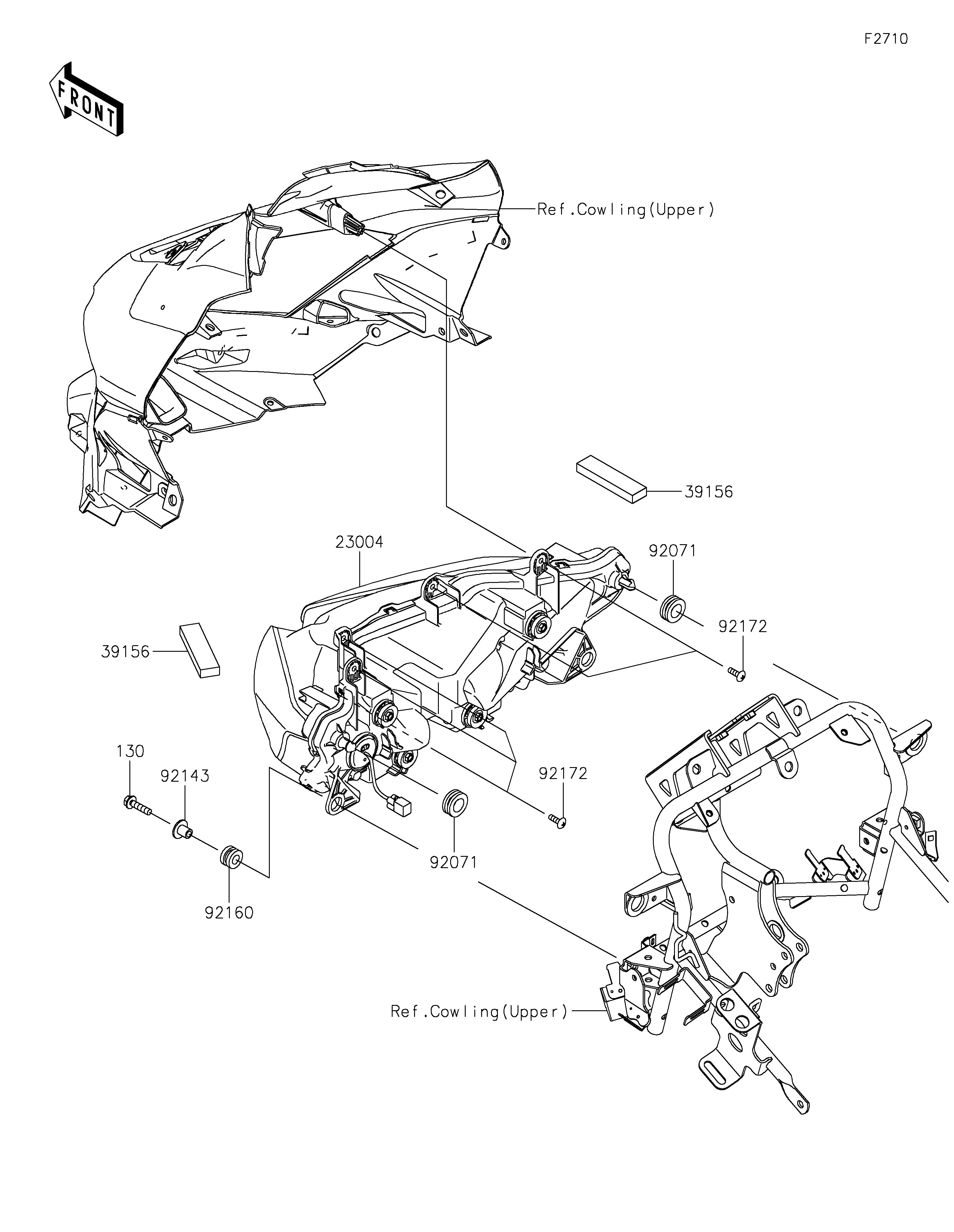 OPTIQUES POUR VERSYS 1000 KLZ1000CNFNN VERT 2022
