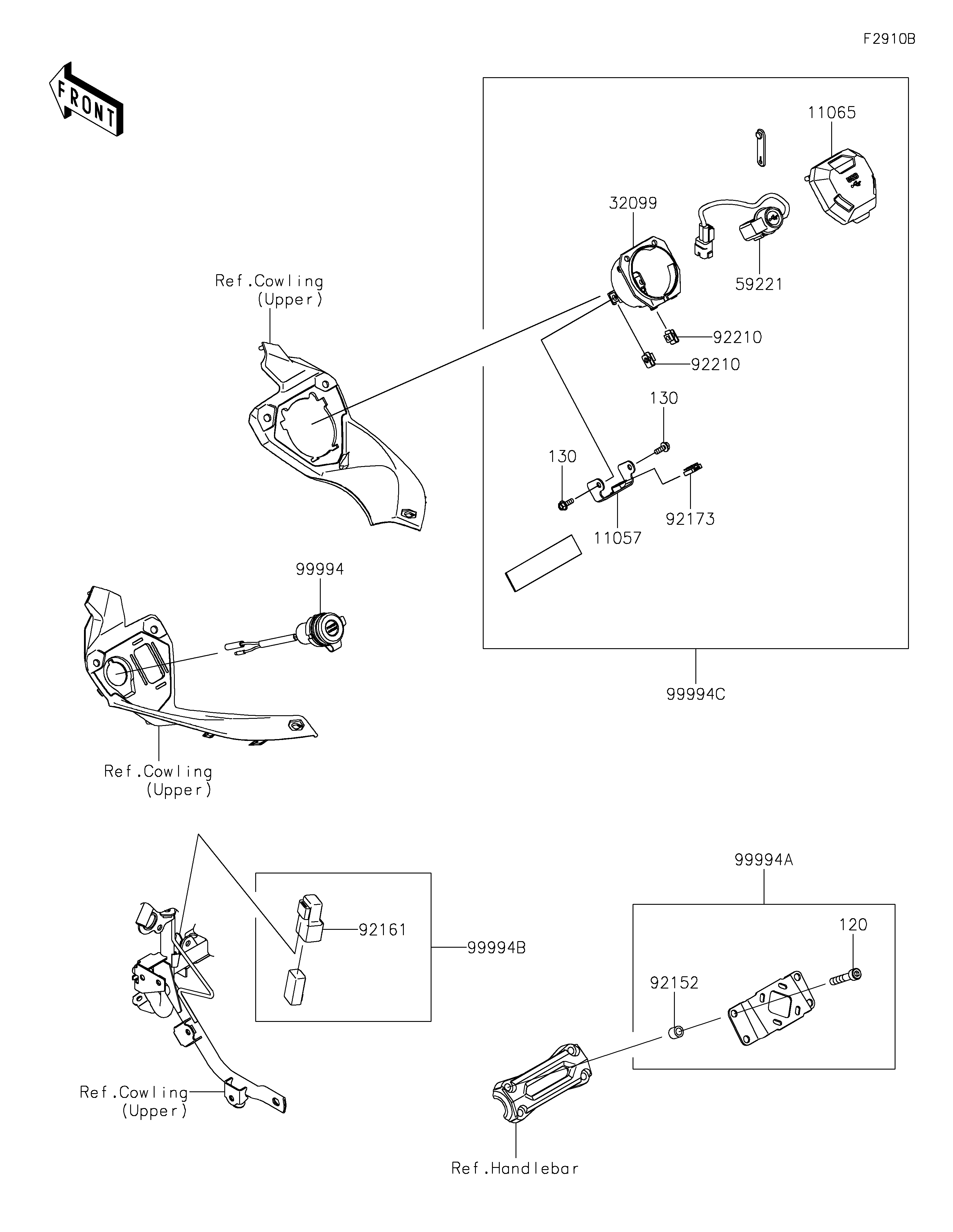 ACCESSORYELECTRICAL POUR VERSYS 650 KLE650HNFAN TITANE 2022
