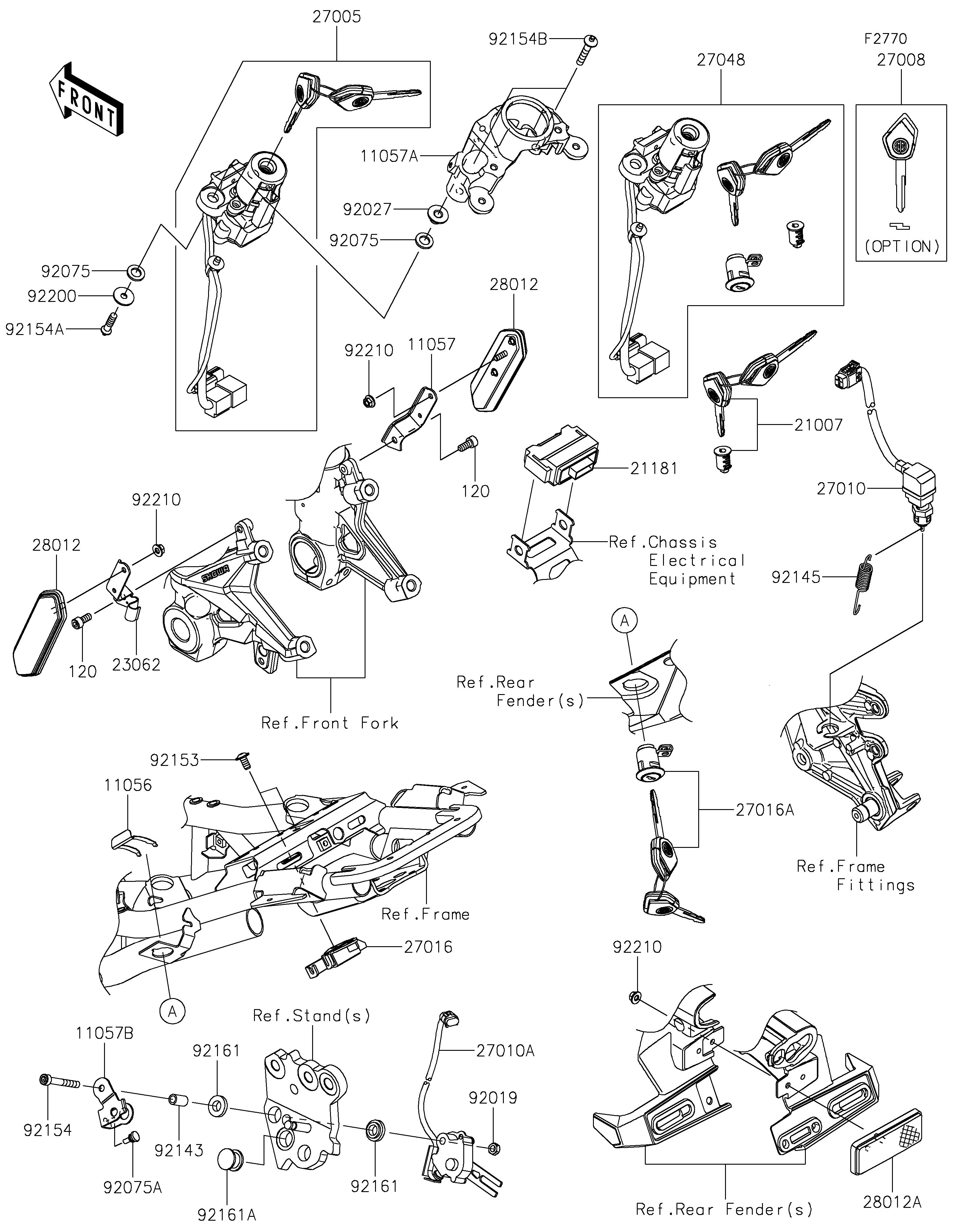 CONTACTEUR POUR Z H2 ZR1000KNSAN GRIS 2022