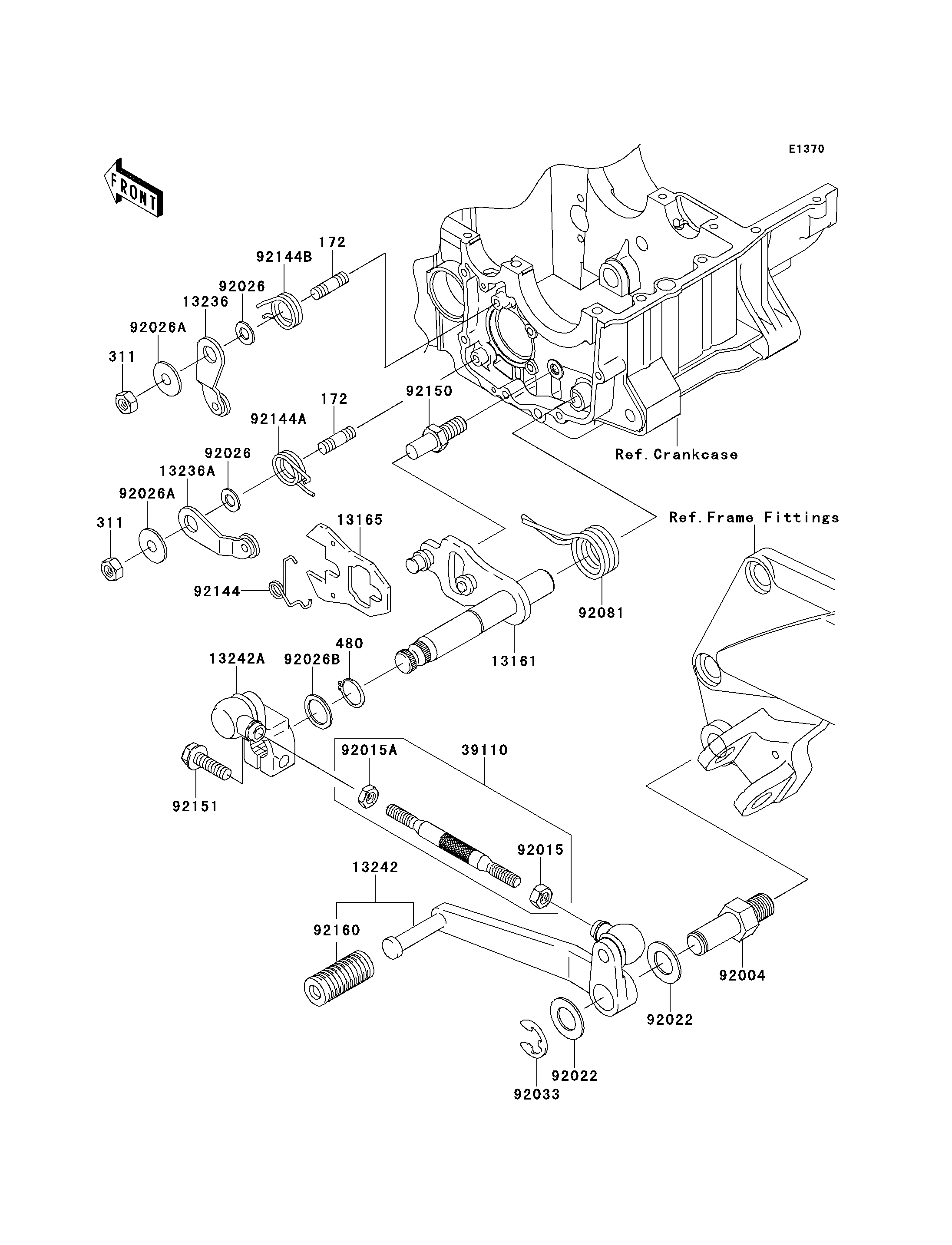 SELECTEUR POUR ZZR1200 ZX1200 C1H ARGENT 2002