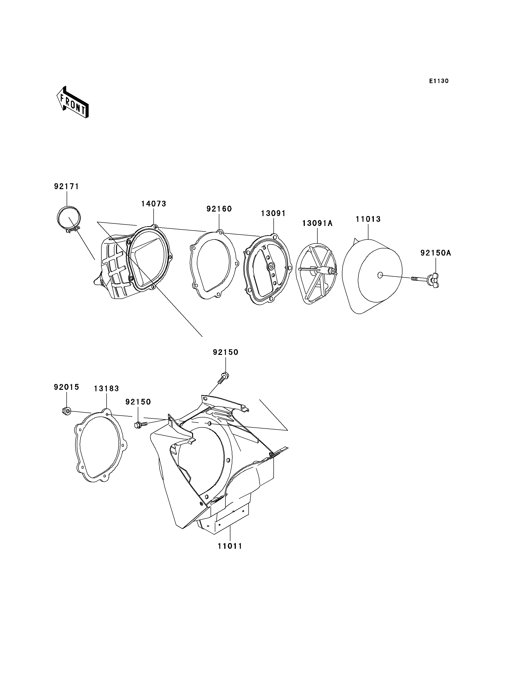 FILTRE A AIR POUR KX125 KX125 M1 VERT 2003 EUROPE