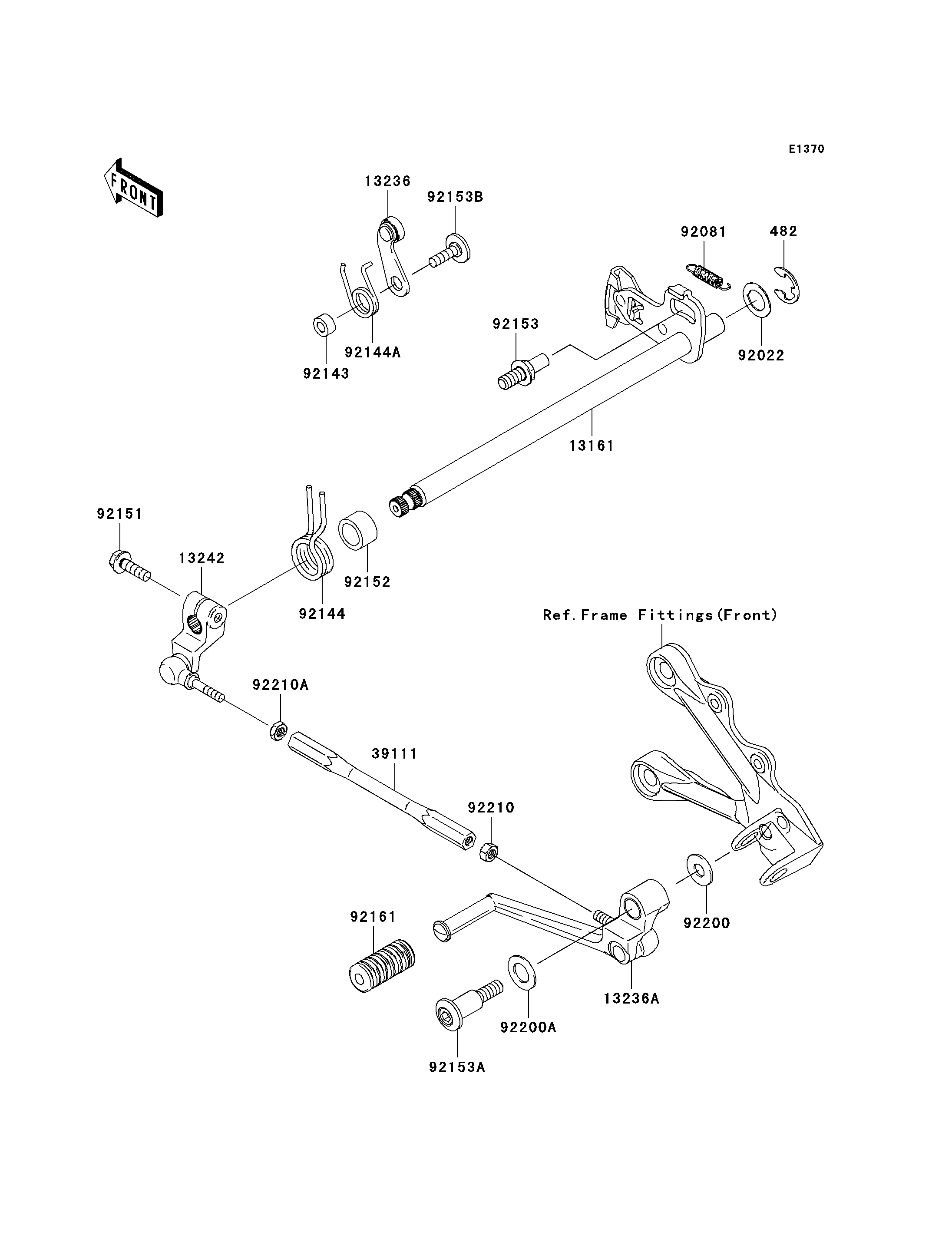 SELECTEUR POUR NINJA ZX 6R ZX636C6F ARGENT 2006
