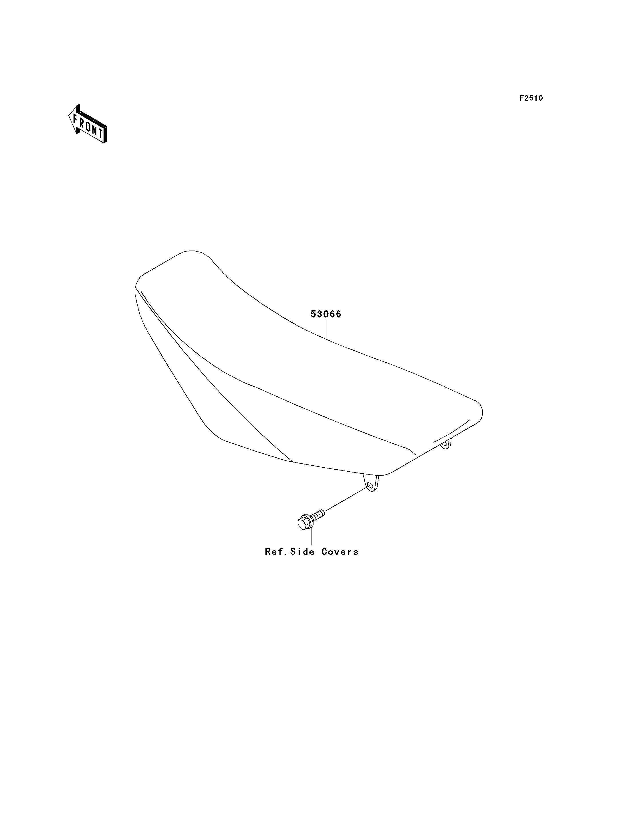 SELLE POUR KX85 KX85 II KX85AAF VERT 2010 EUROPE