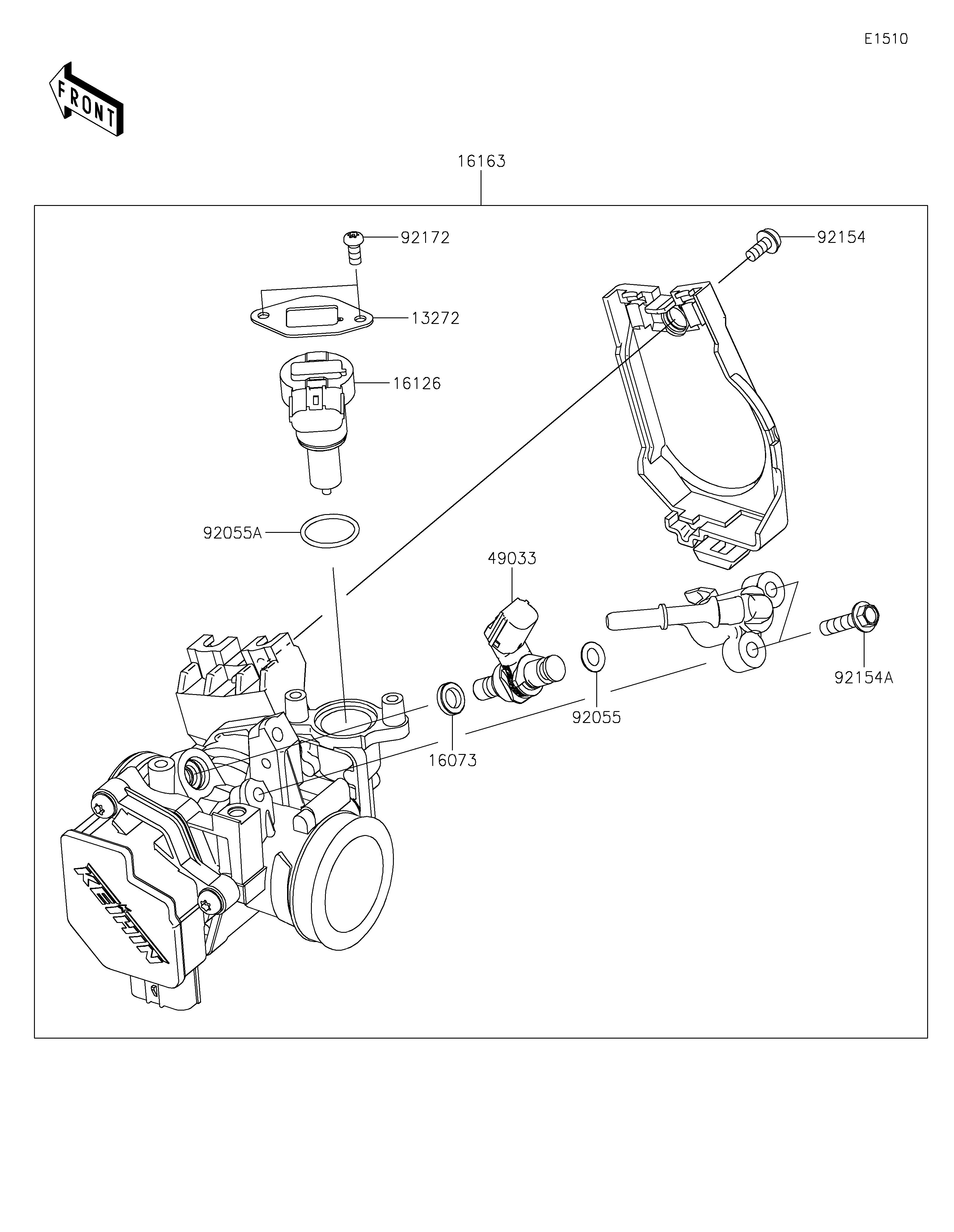 CARBU POUR KLX230 KLX230ALF NOIR 2020