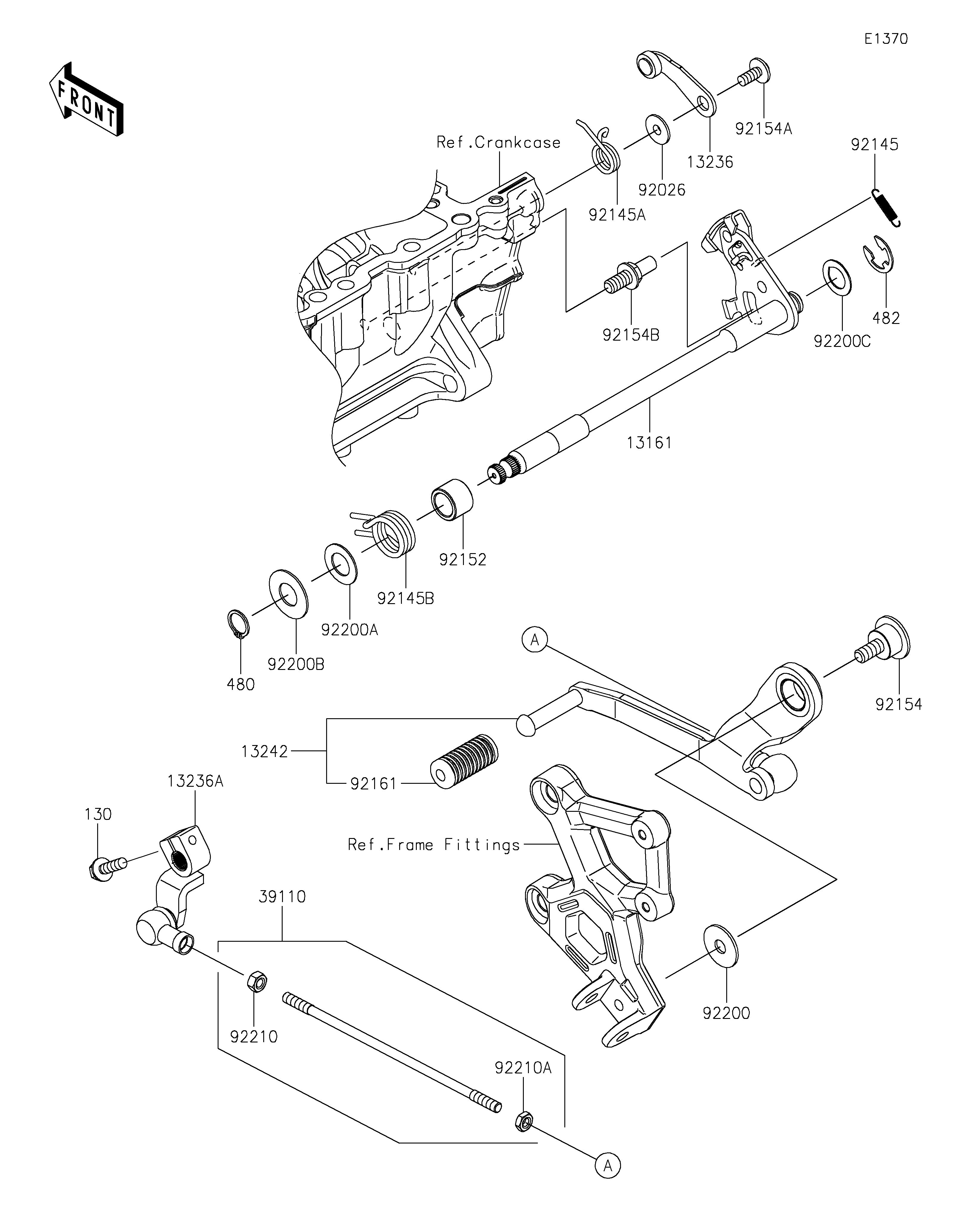 SELECTEUR POUR NINJA ZX 4R ZX400PRFNN NOIR 2024
