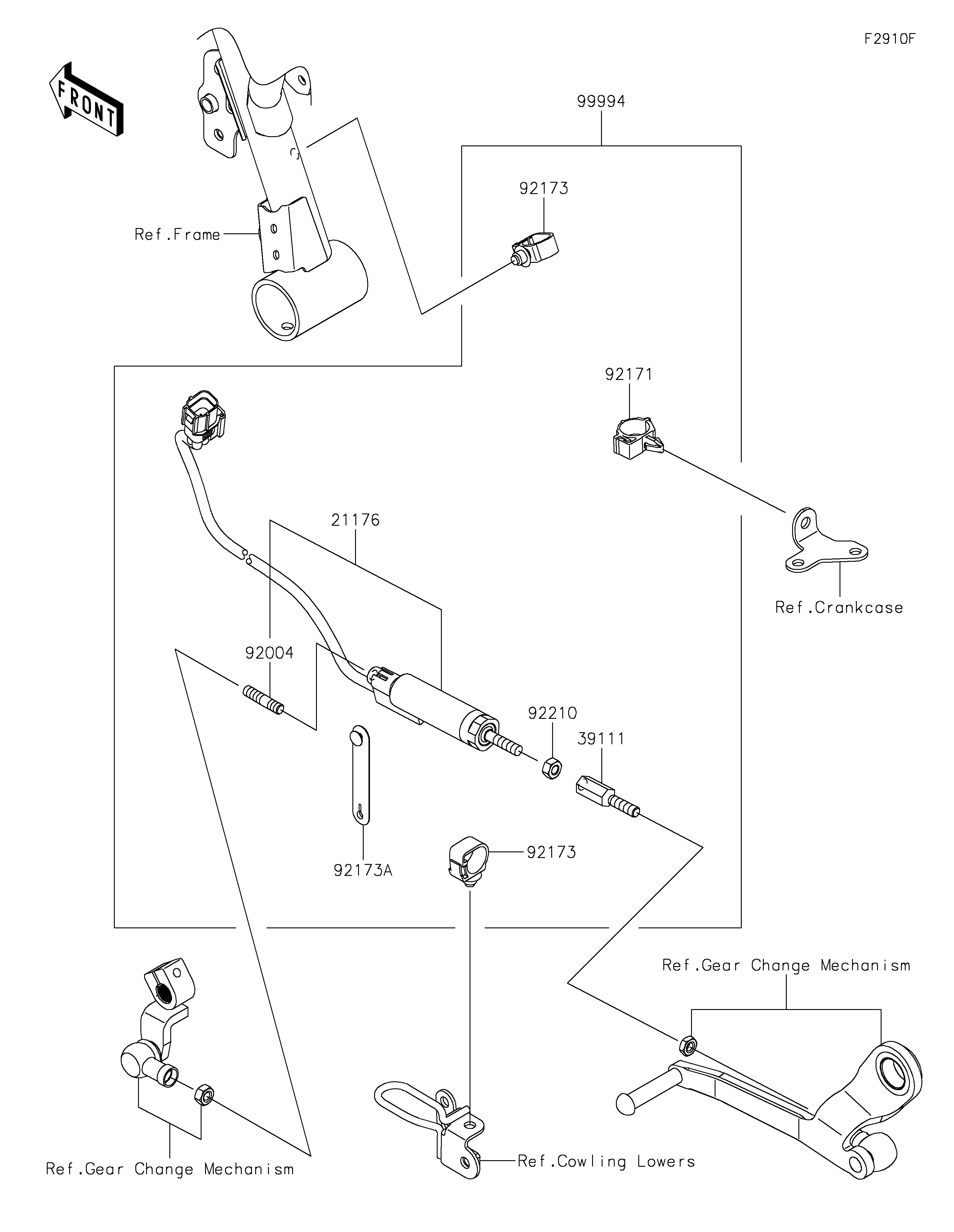 ACCESSORYQUICK SHIFTER POUR NINJA ZX 4R ZX400PRFNN NOIR 2024