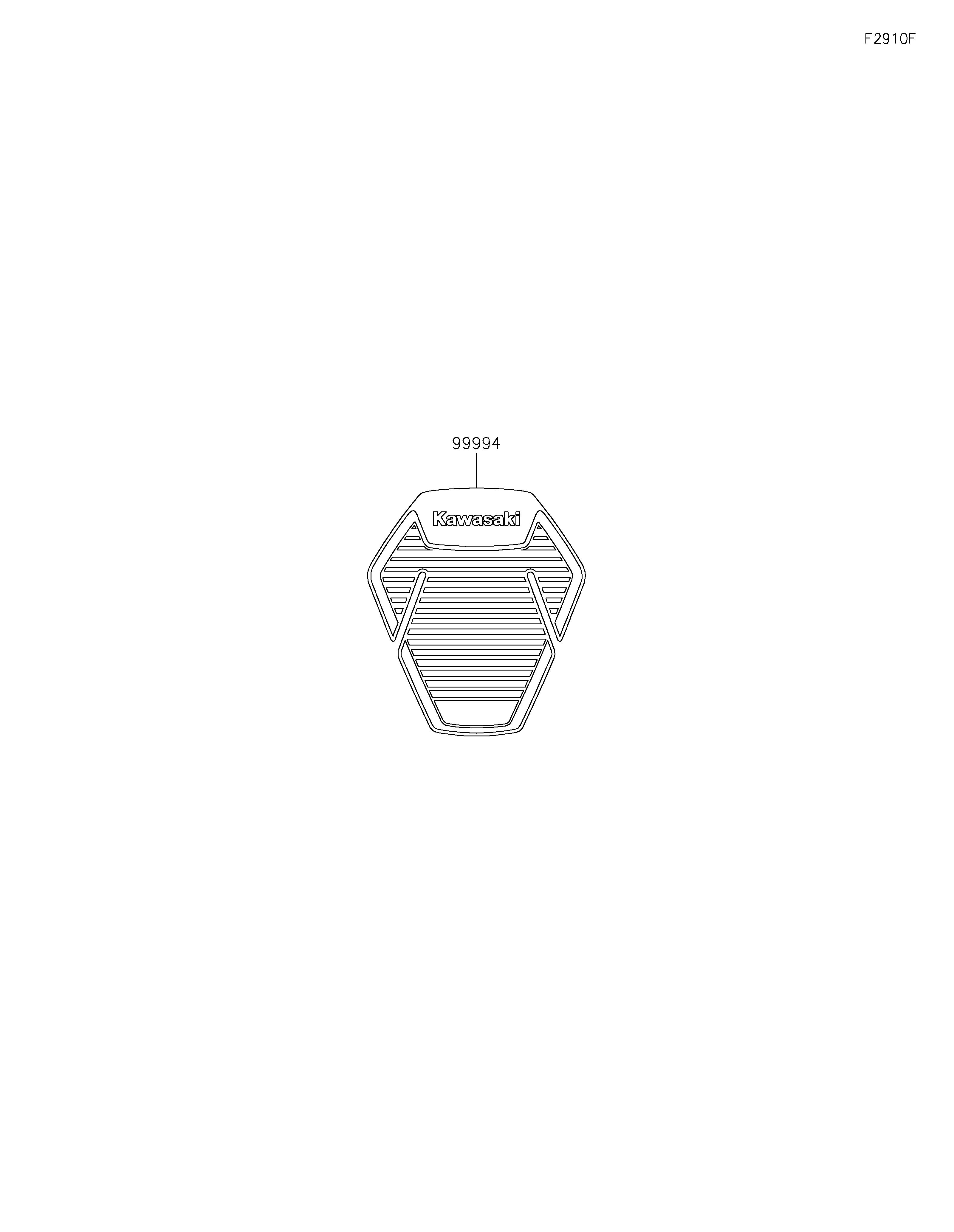 ACCESSORYTANK PAD POUR ELIMINATOR 500 EL450ARFNN BLANC 2024