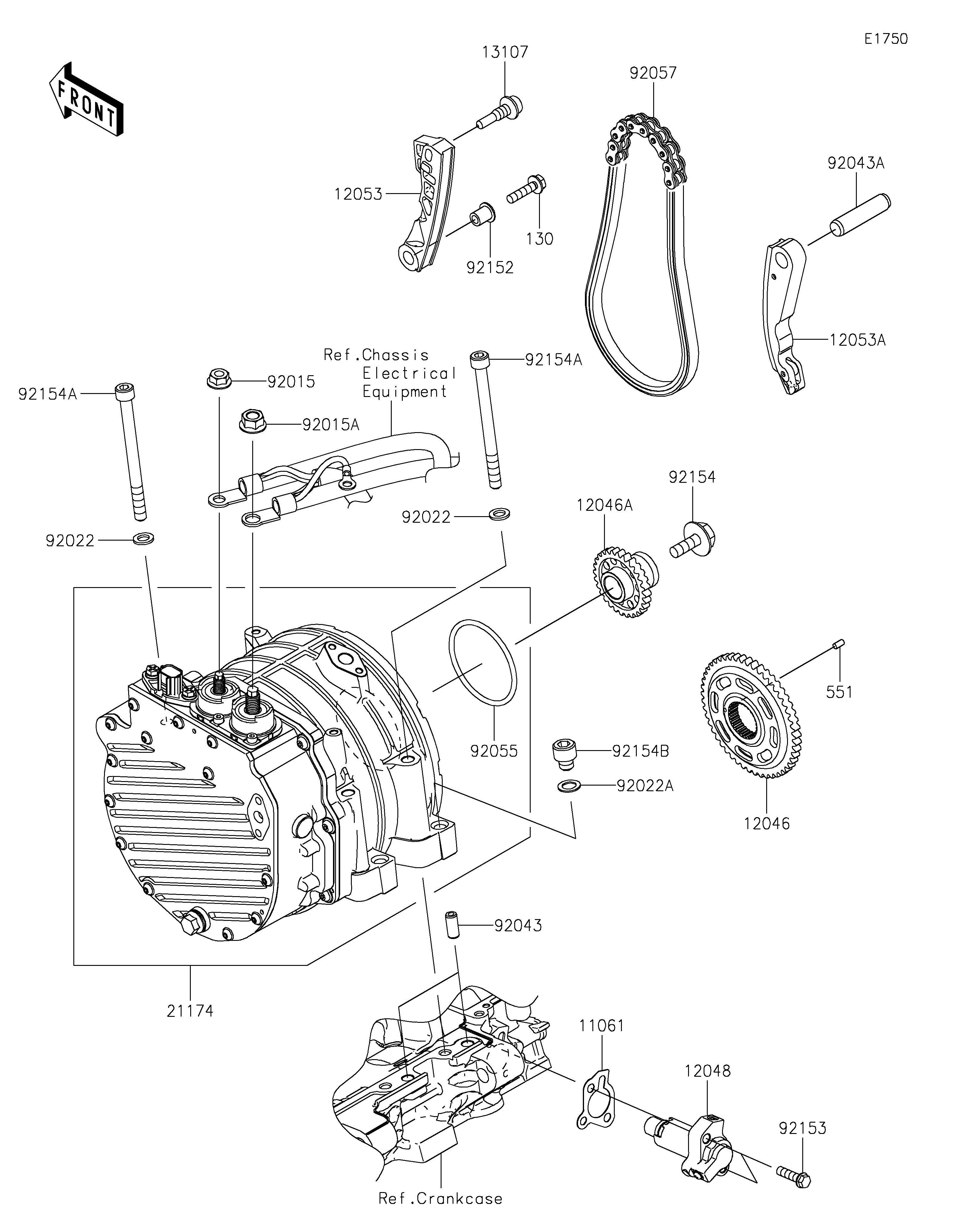 ELECTRIC MOTOR POUR NINJA 7 HYBRID CX500ARFNN TITANE 2024