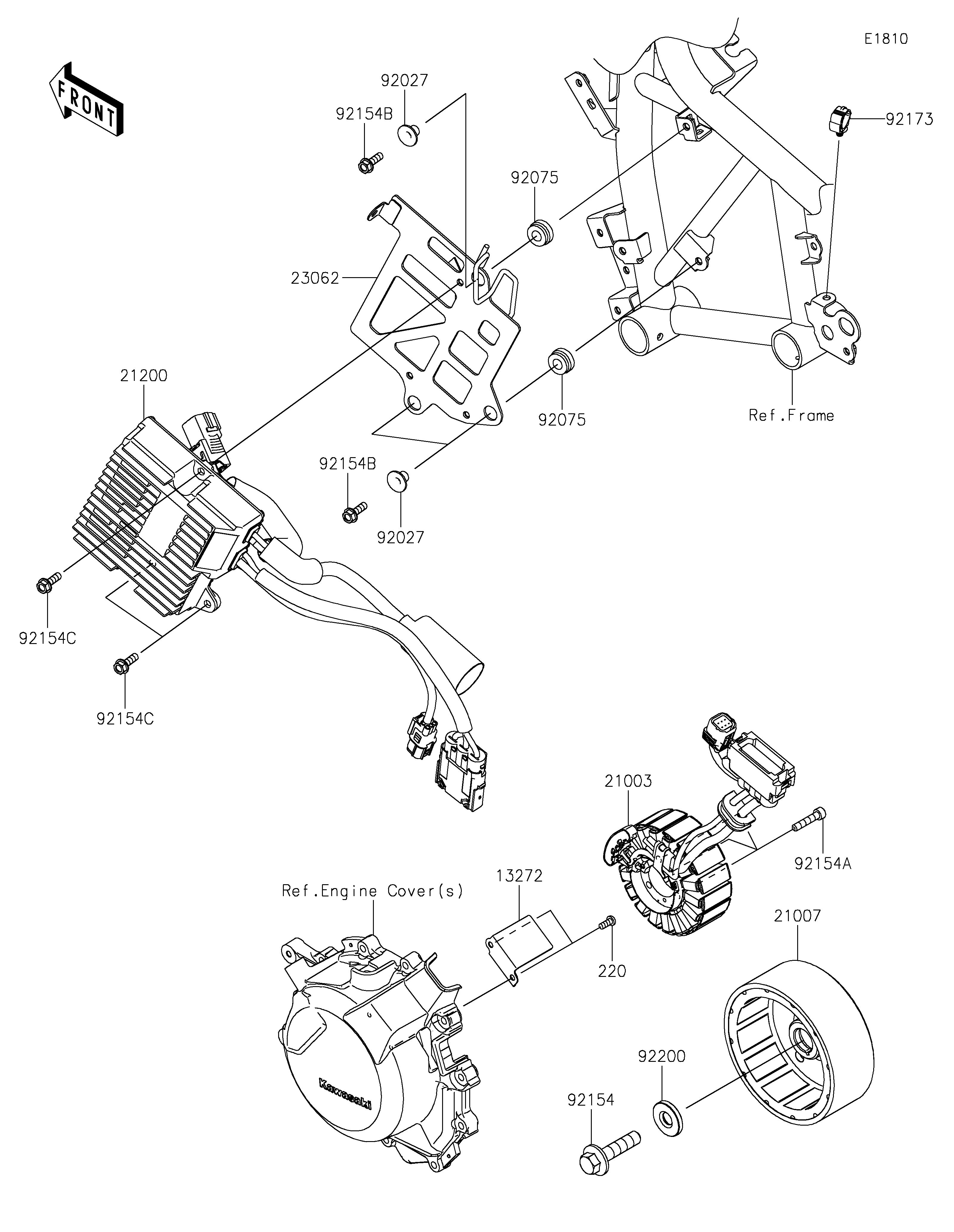 GENERATEUR POUR NINJA 7 HYBRID CX500ARFNN TITANE 2024