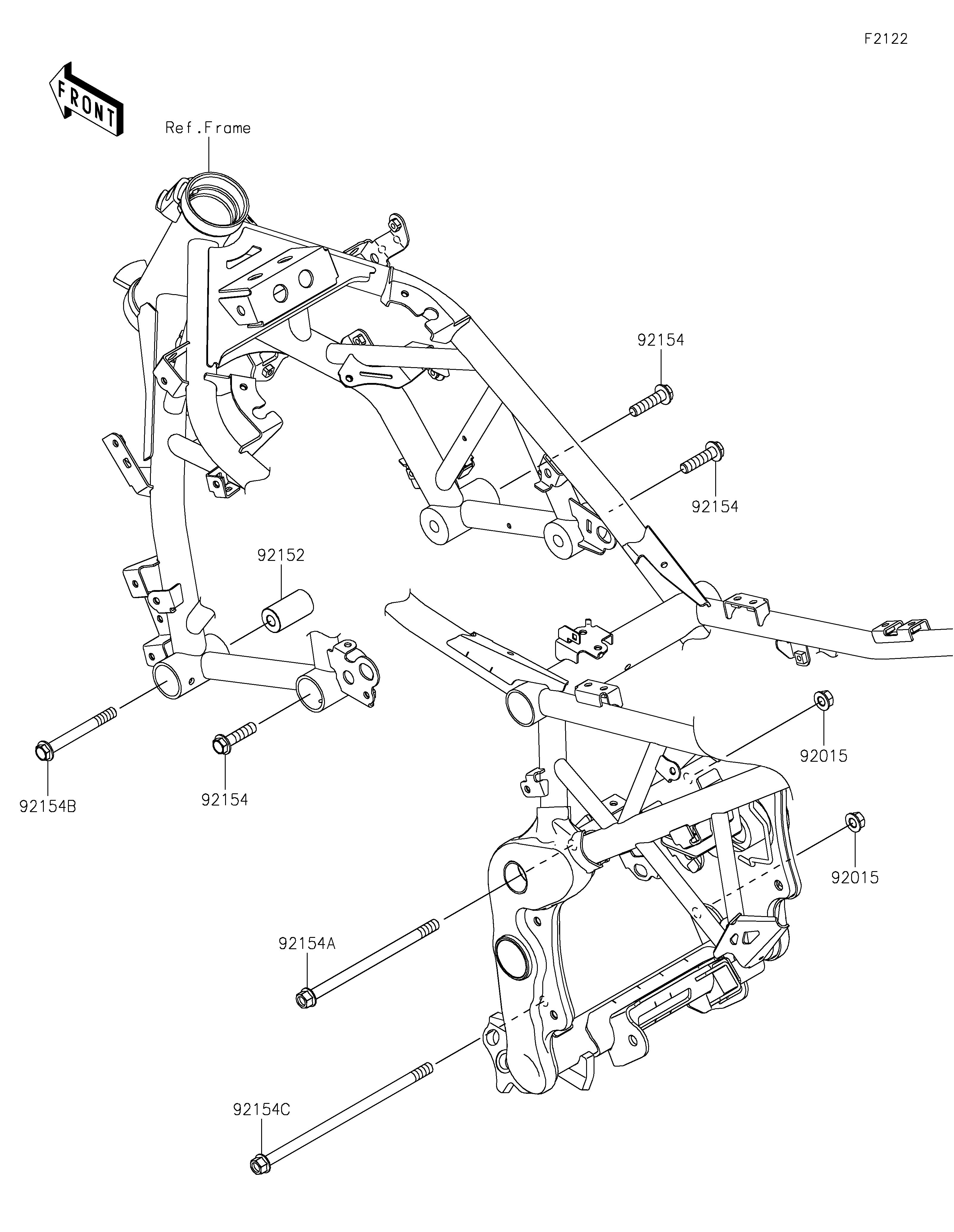 SUPPORT MOTEUR POUR NINJA 7 HYBRID CX500ARFNN TITANE 2024