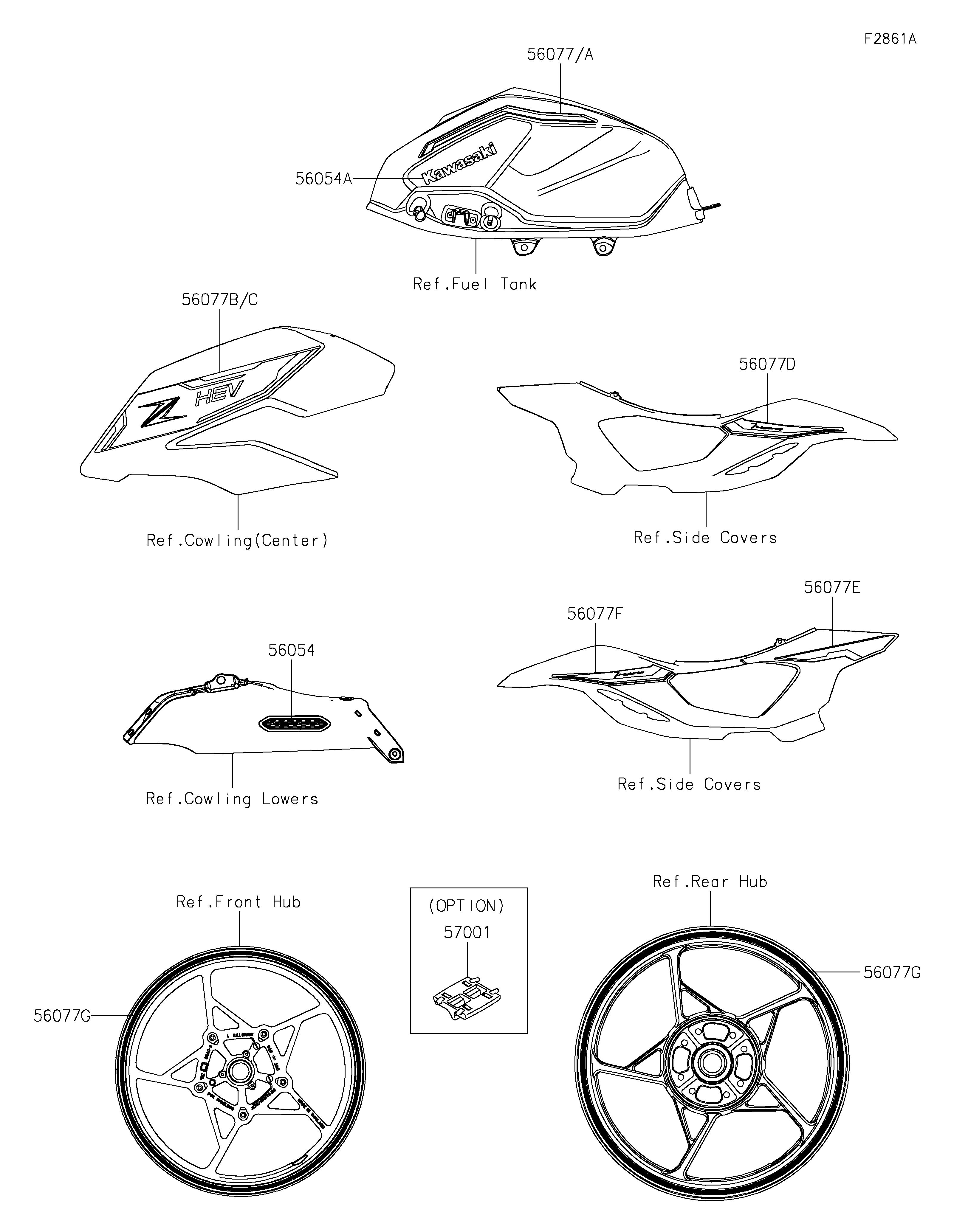STICKERGRAY POUR Z7 HYBRID CR500ARFNN GRIS 2024