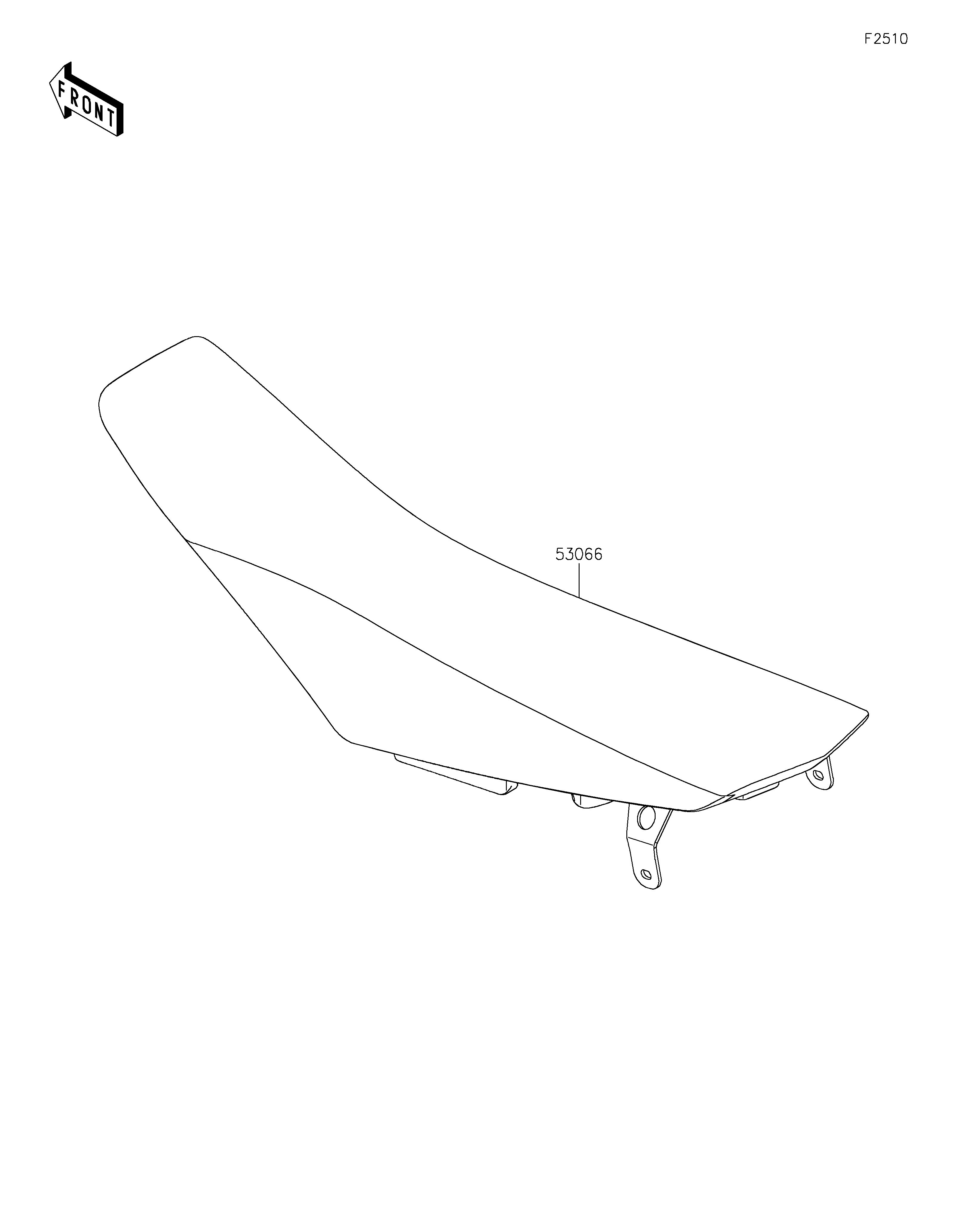 SELLE POUR KX112 KX112ARFNN VERT 2024 EUROPE