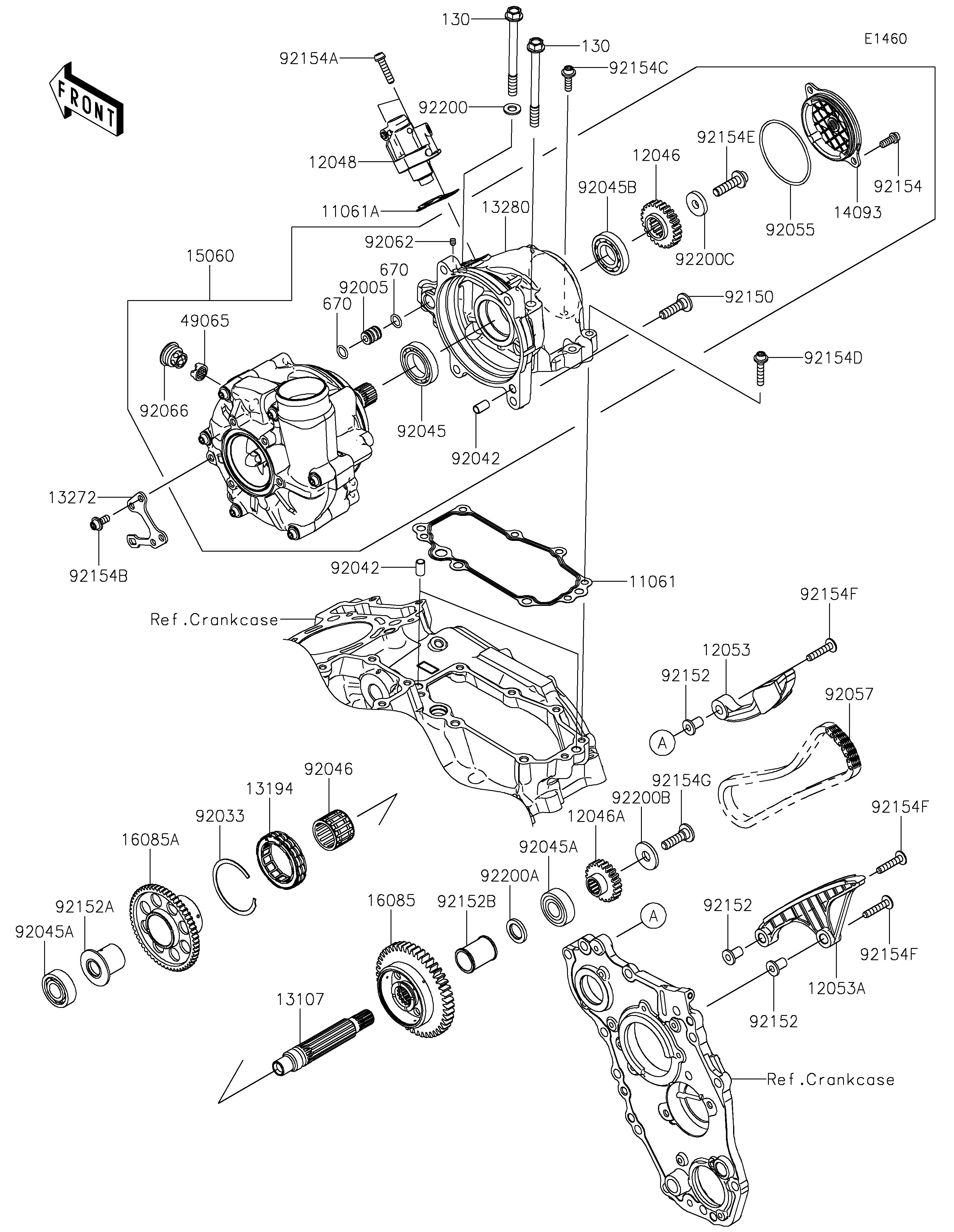 COMPRESSEUR POUR Z H2 ZR1000KLF NOIR 2020