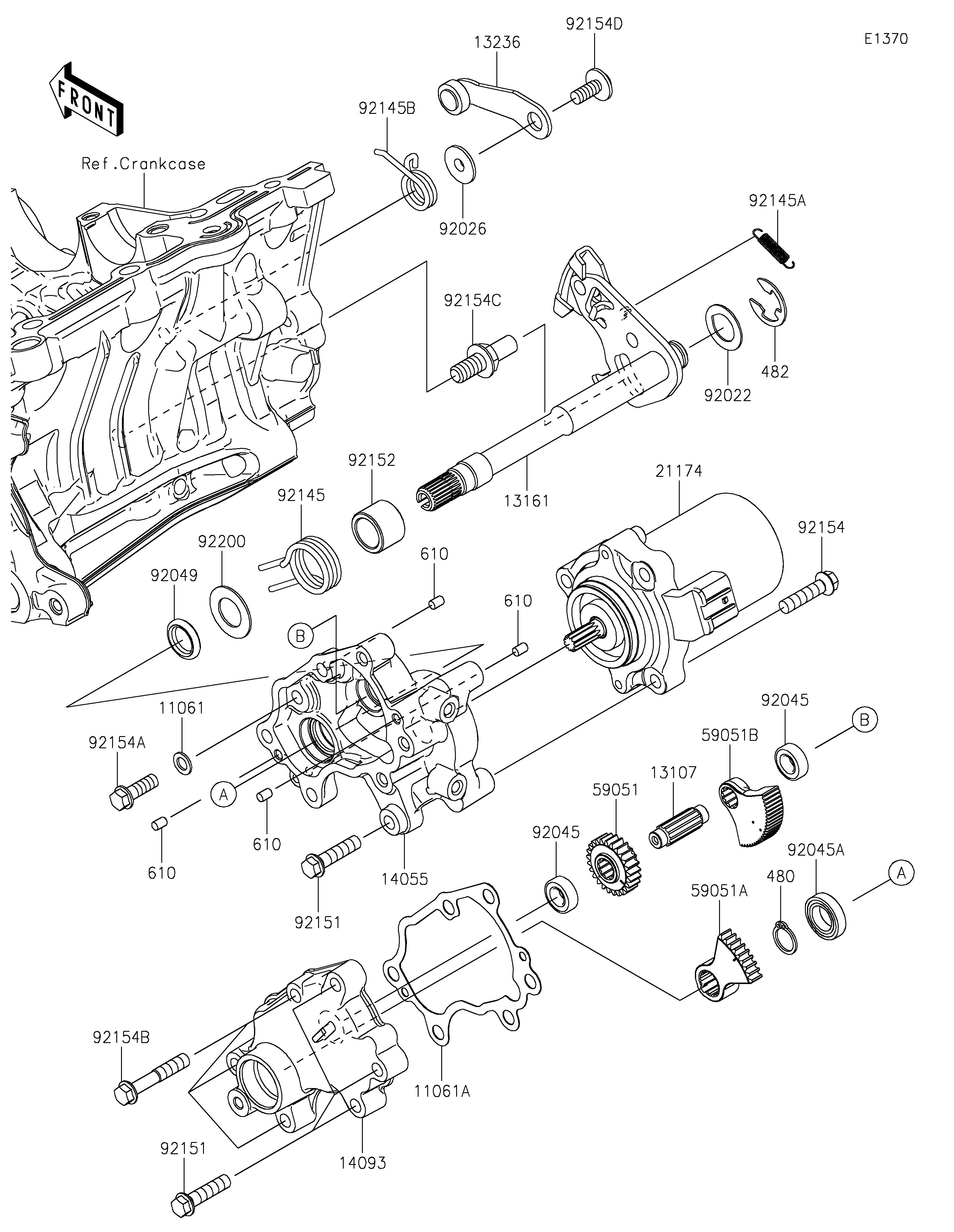 SELECTEUR POUR NINJA 7 HYBRID CX500ARFNN TITANE 2024
