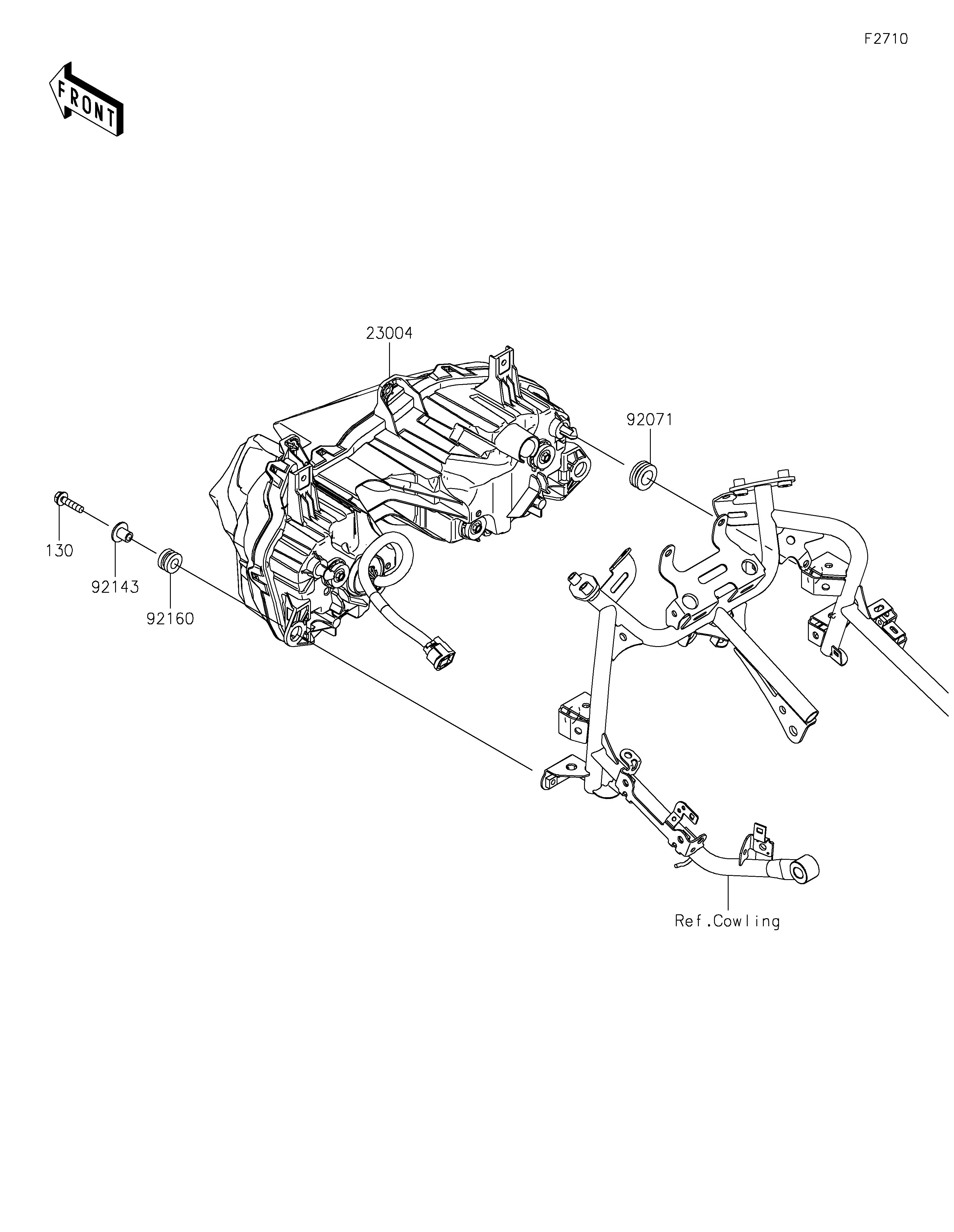 OPTIQUES POUR NINJA 500 EX500GRFNN NOIR 2024