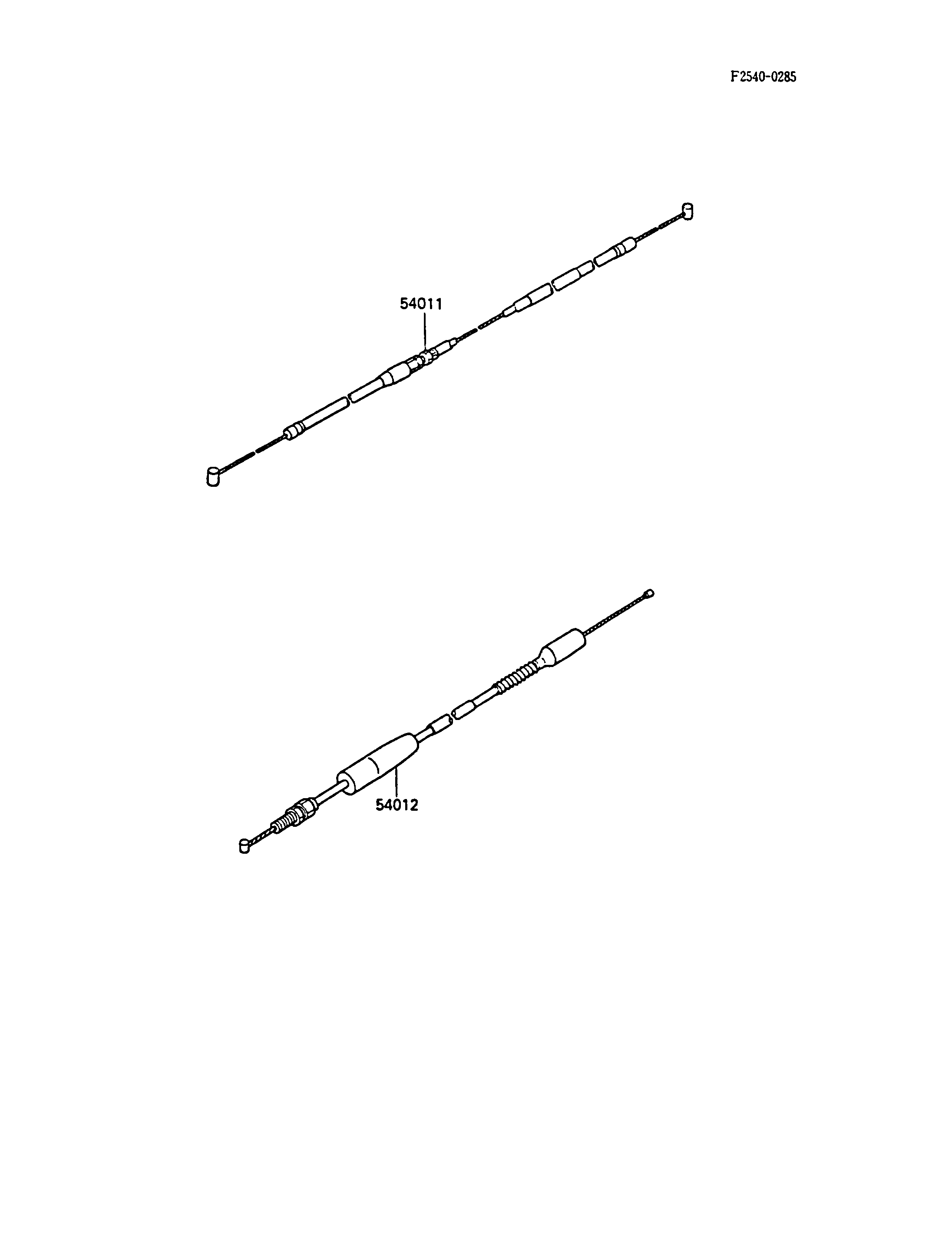 CABLES POUR KX80 KX80 N1 VERT 1988