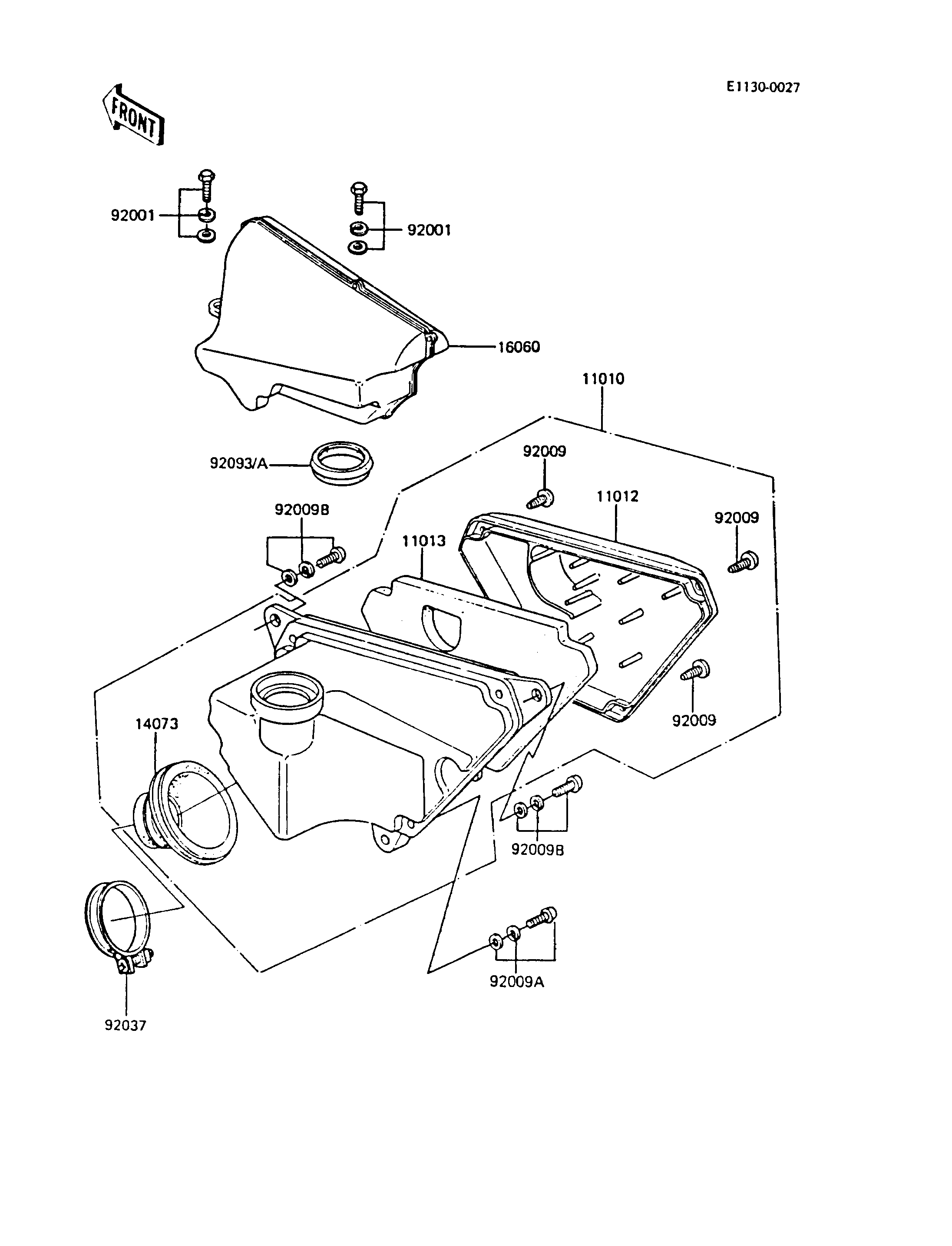 FILTRE A AIR POUR AR50 AR50 C6 BLANC 1988 EUROPE