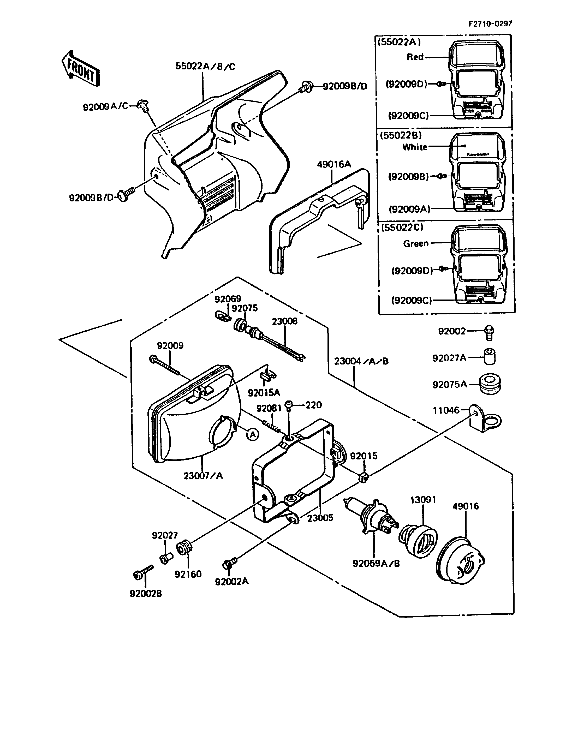 OPTIQUES POUR KMX200 KMX200 A3A NOIR 1989 EUROPE