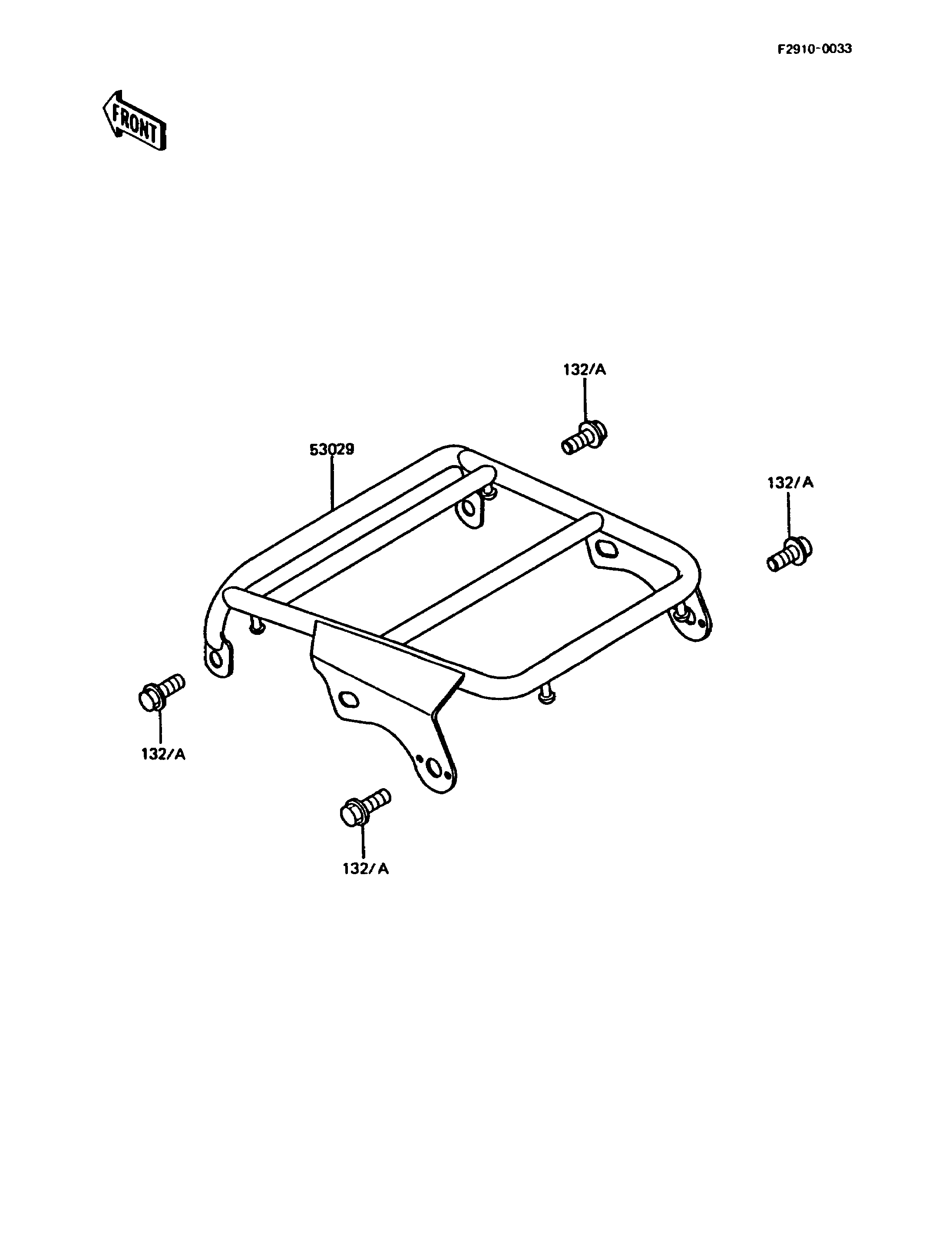 ACCESSOIRE POUR KMX200 KMX200 A3 VERT 1989 EUROPE