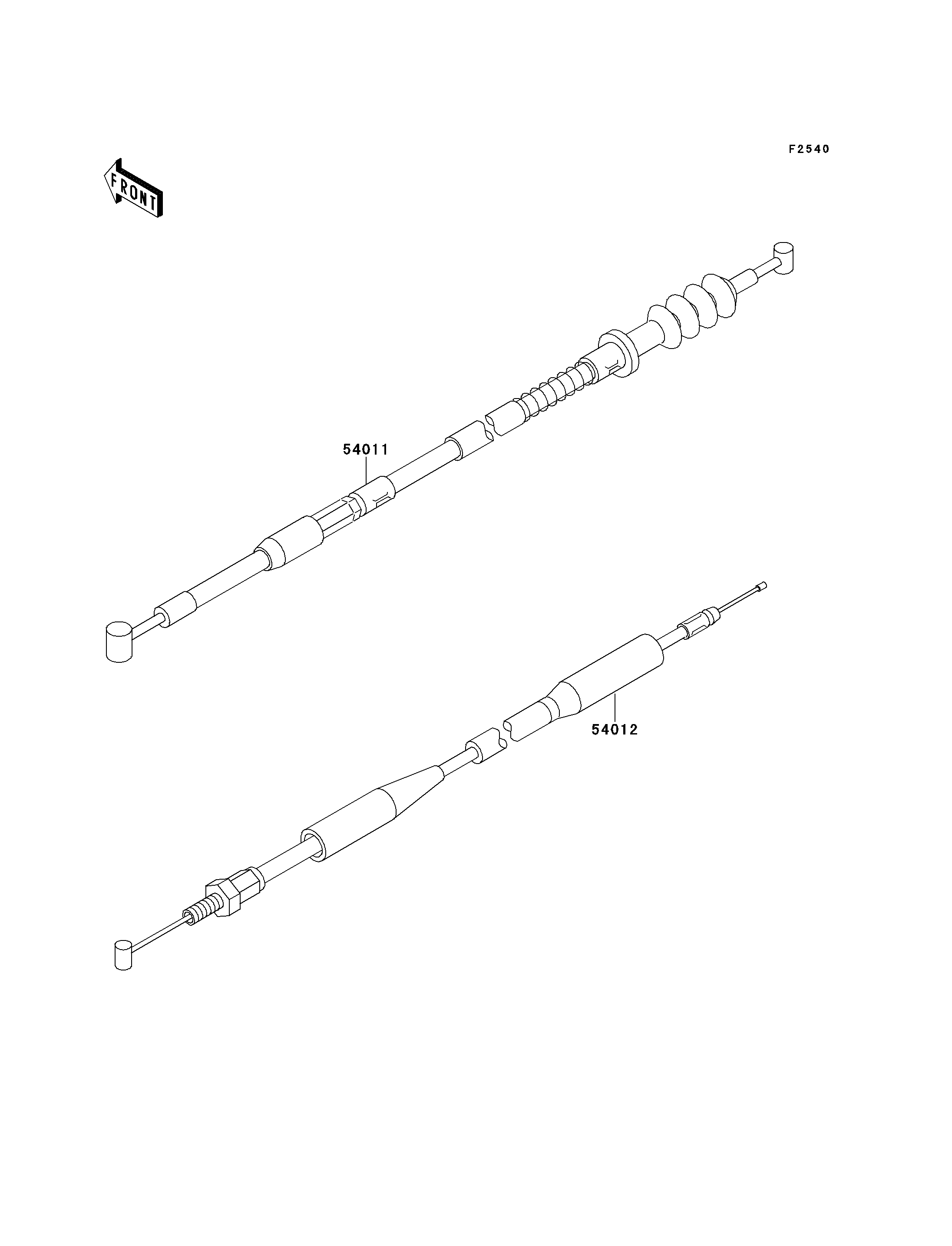 CABLE POUR KX80 KX80 R1 VERT 1991
