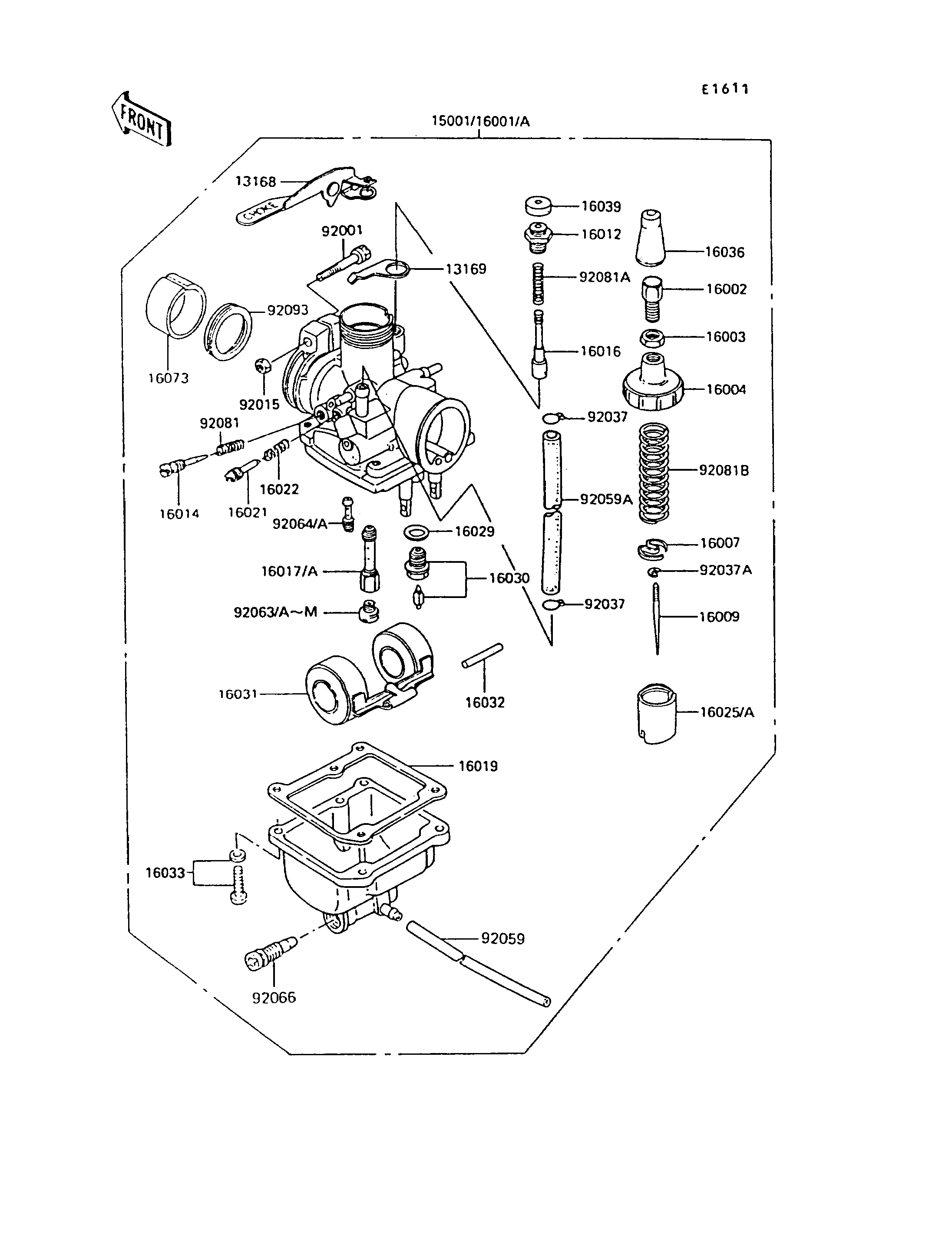 CARBURATEUR POUR AR50 AR50 C9 NOIR 1991 EUROPE