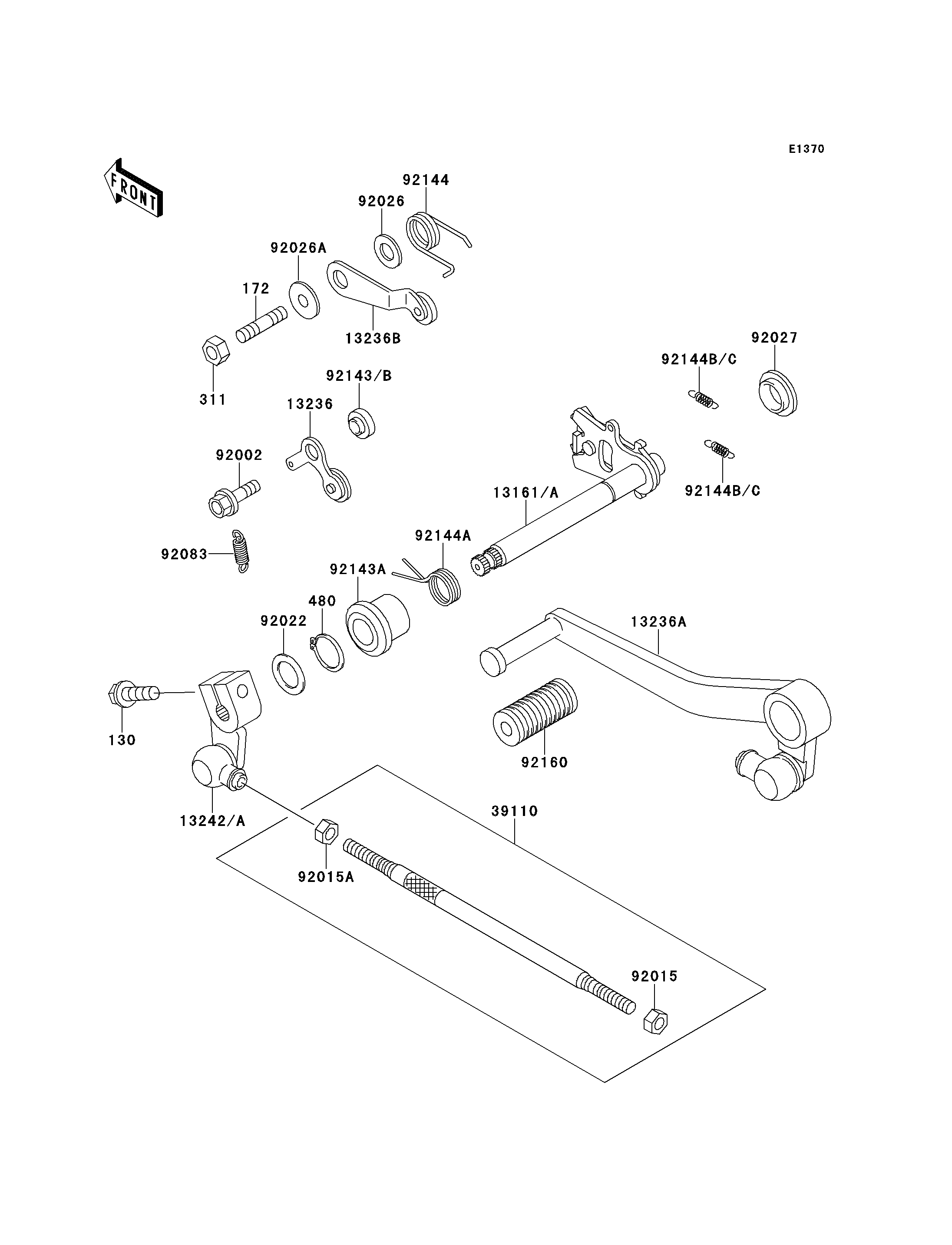 SELECTEUR POUR NINJA ZX 9R ZX900 B1 ROUGE 1994 EUROPE