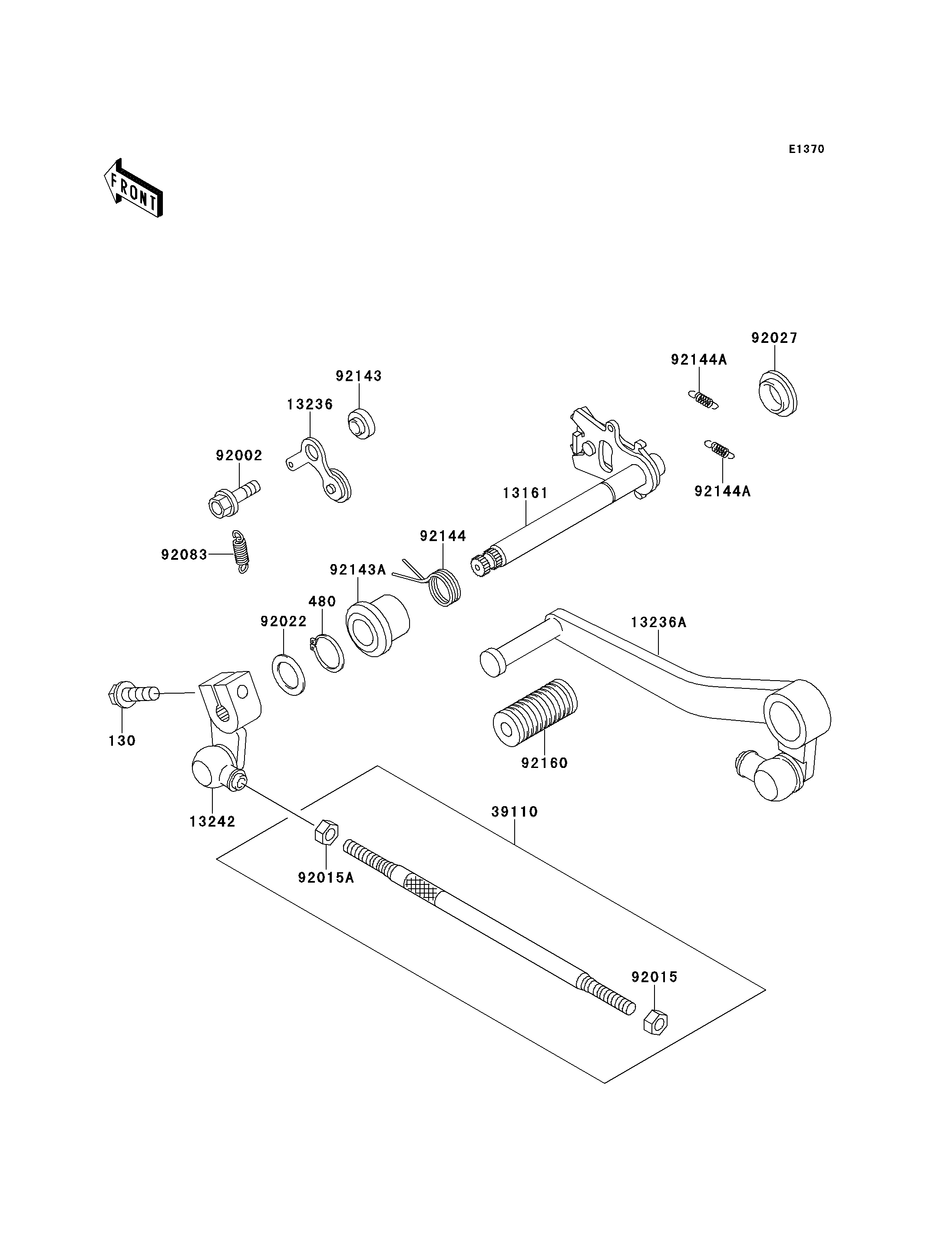 SELECTEUR POUR NINJA ZX 9R ZX900 B4 NOIR 1997 EUROPE