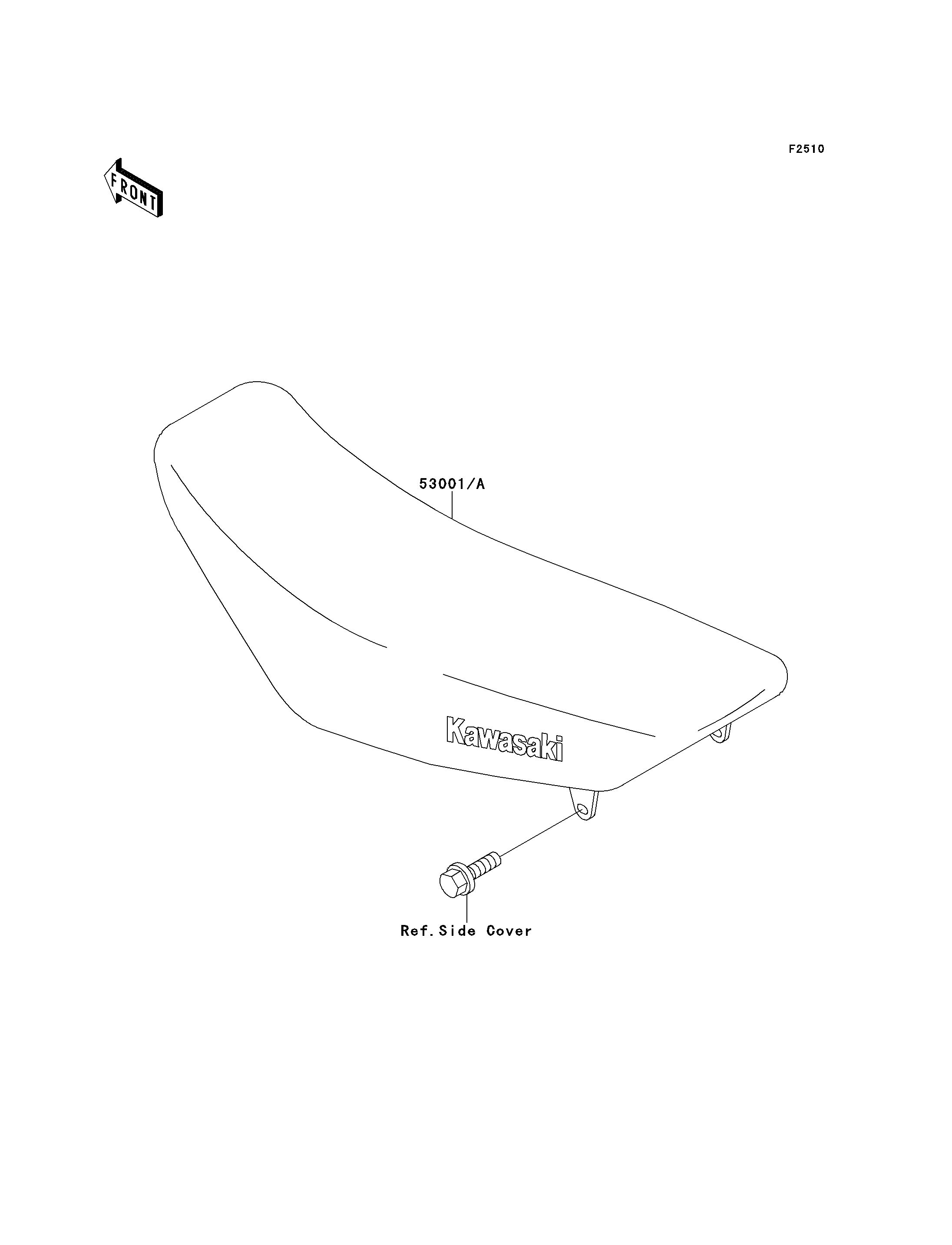 SELLE POUR KX80 KX80 R6 VERT 1996 EUROPE