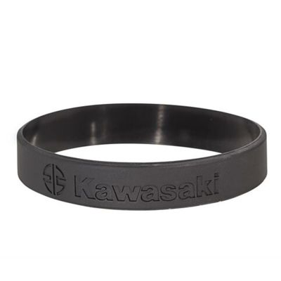 BRACELET EN SILICONE KAWASAKI NOIR