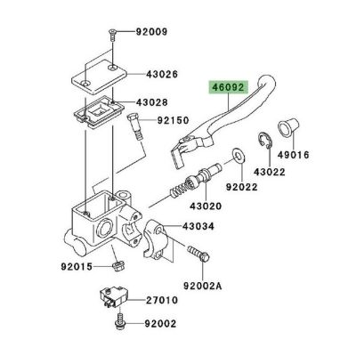 LEVER-GRIP,FRONT BRAKE